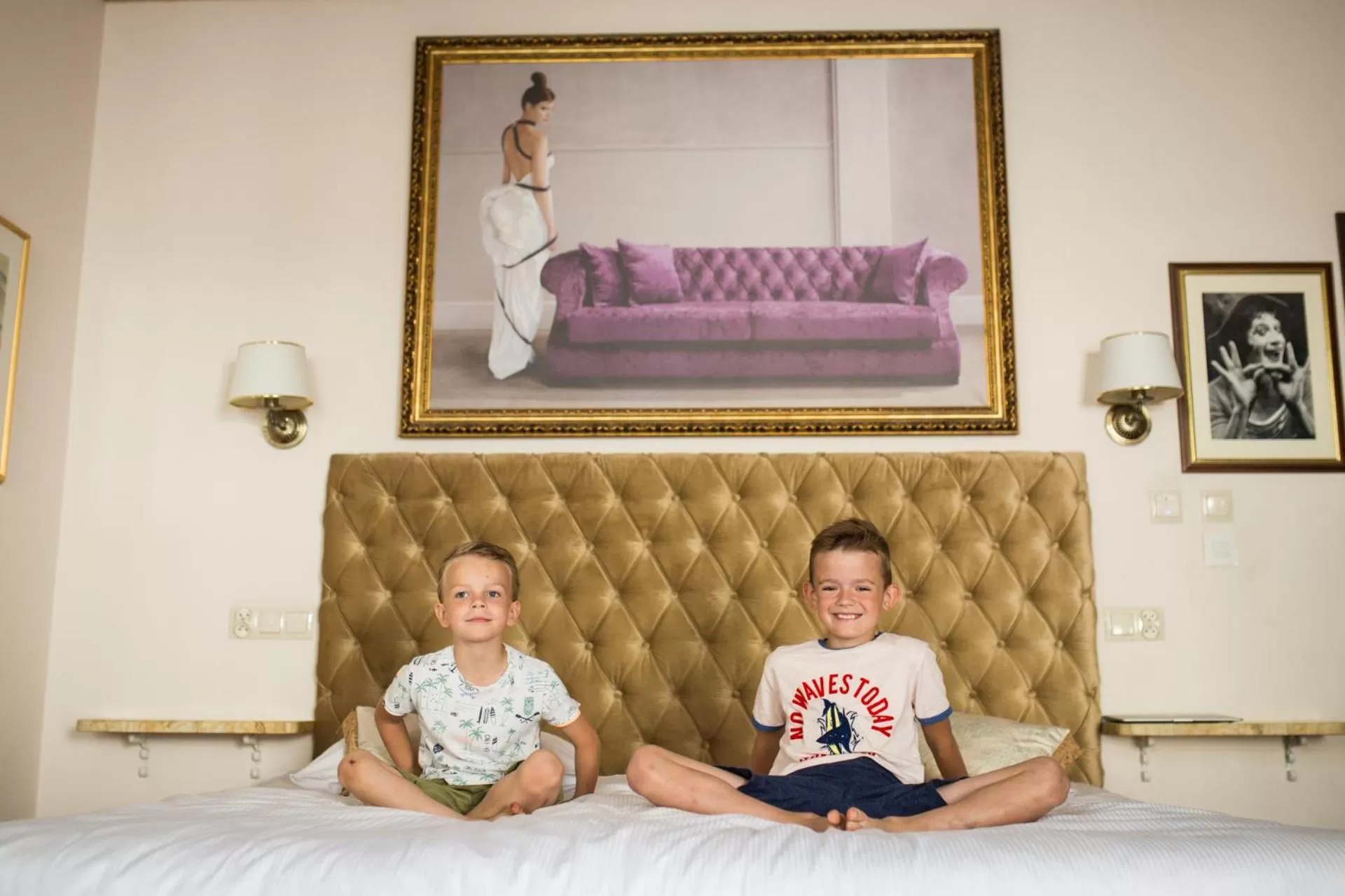 Bed in Hotel Ambasada Bolesławiec