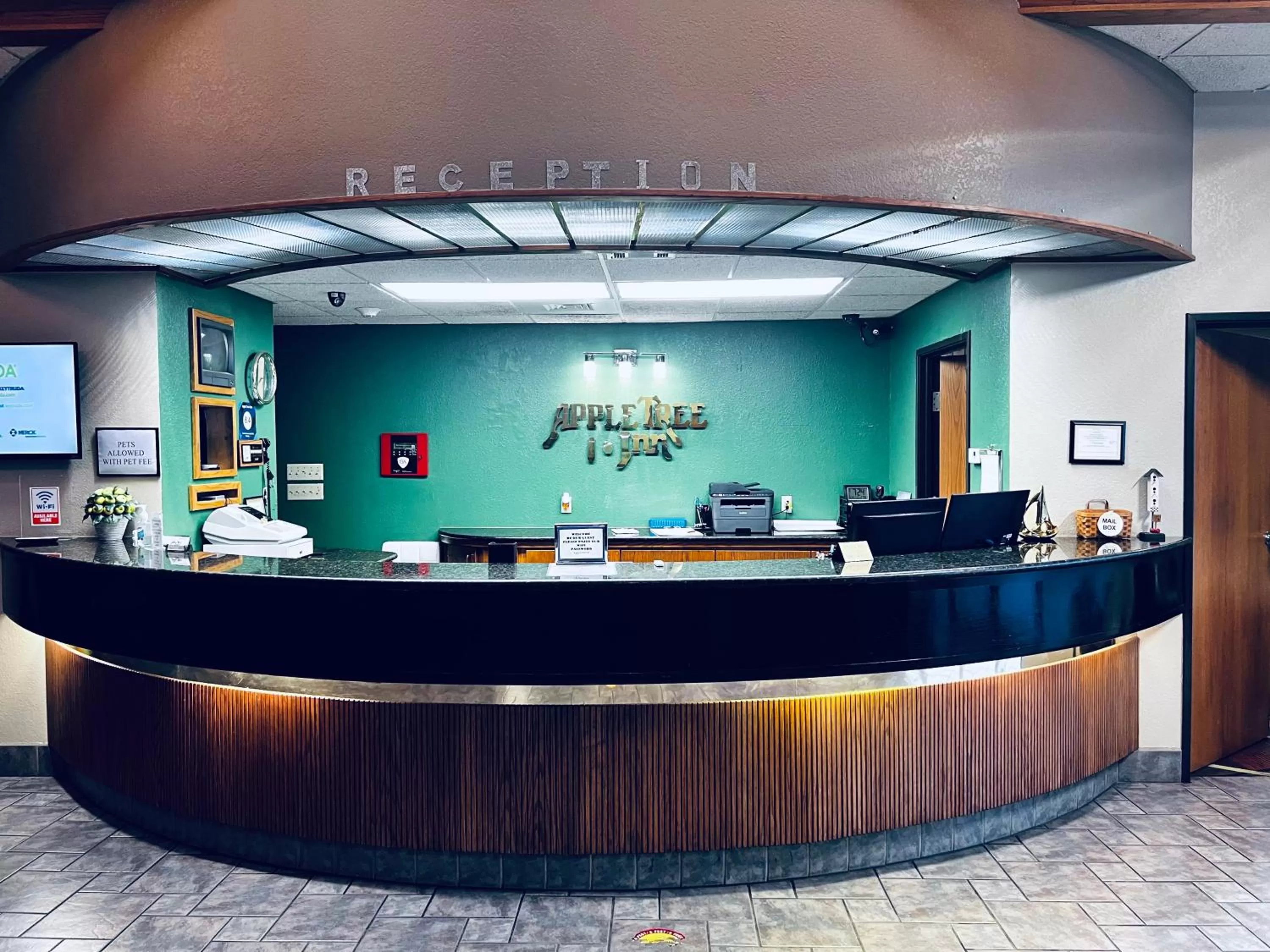 Lobby or reception in Apple Tree Inn