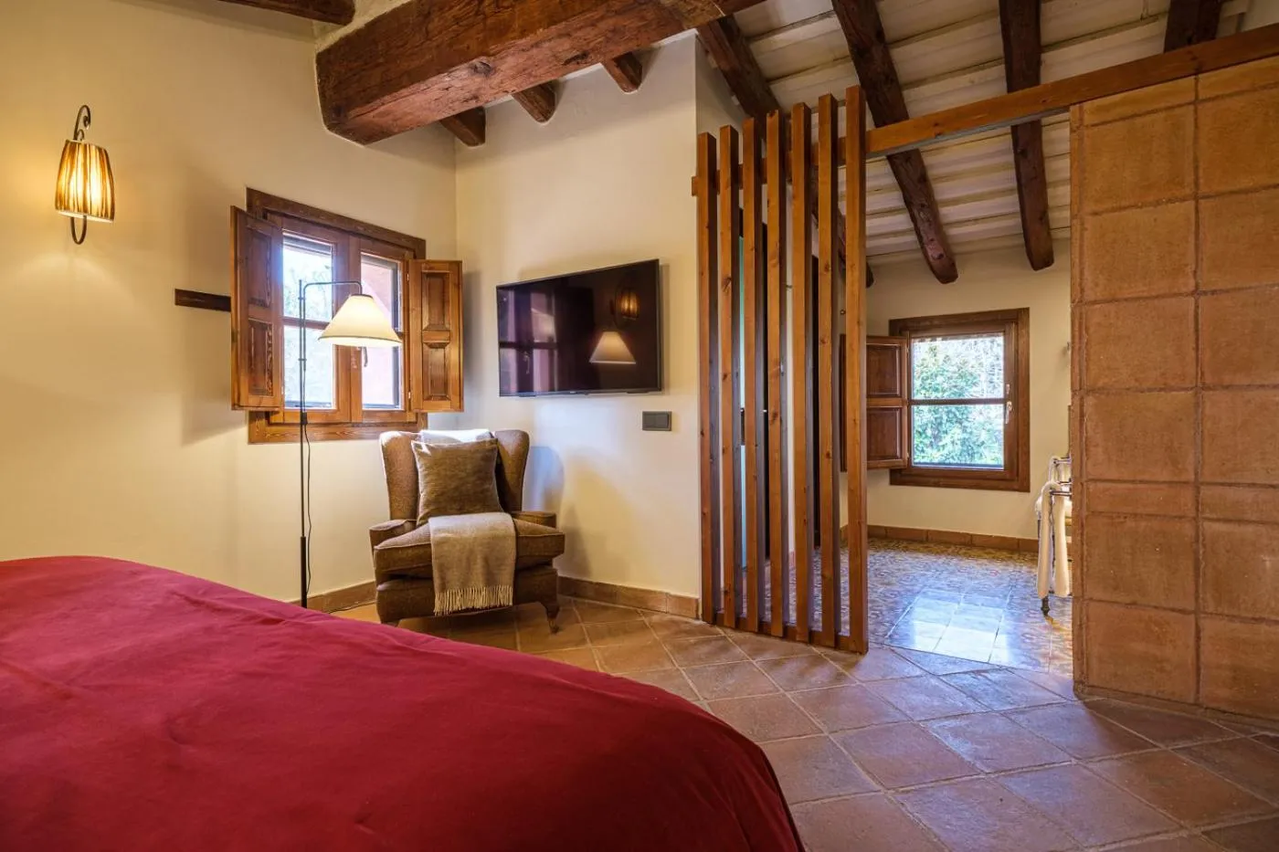 Bed in Hotel Mas La Boella