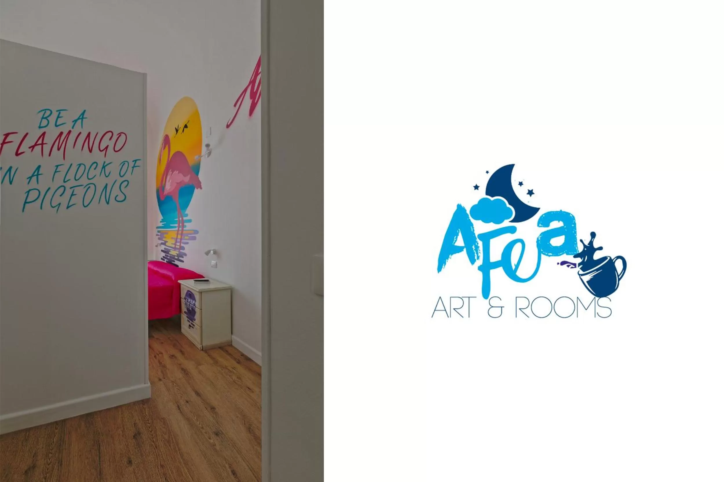 Decorative detail in Afea Art & Rooms