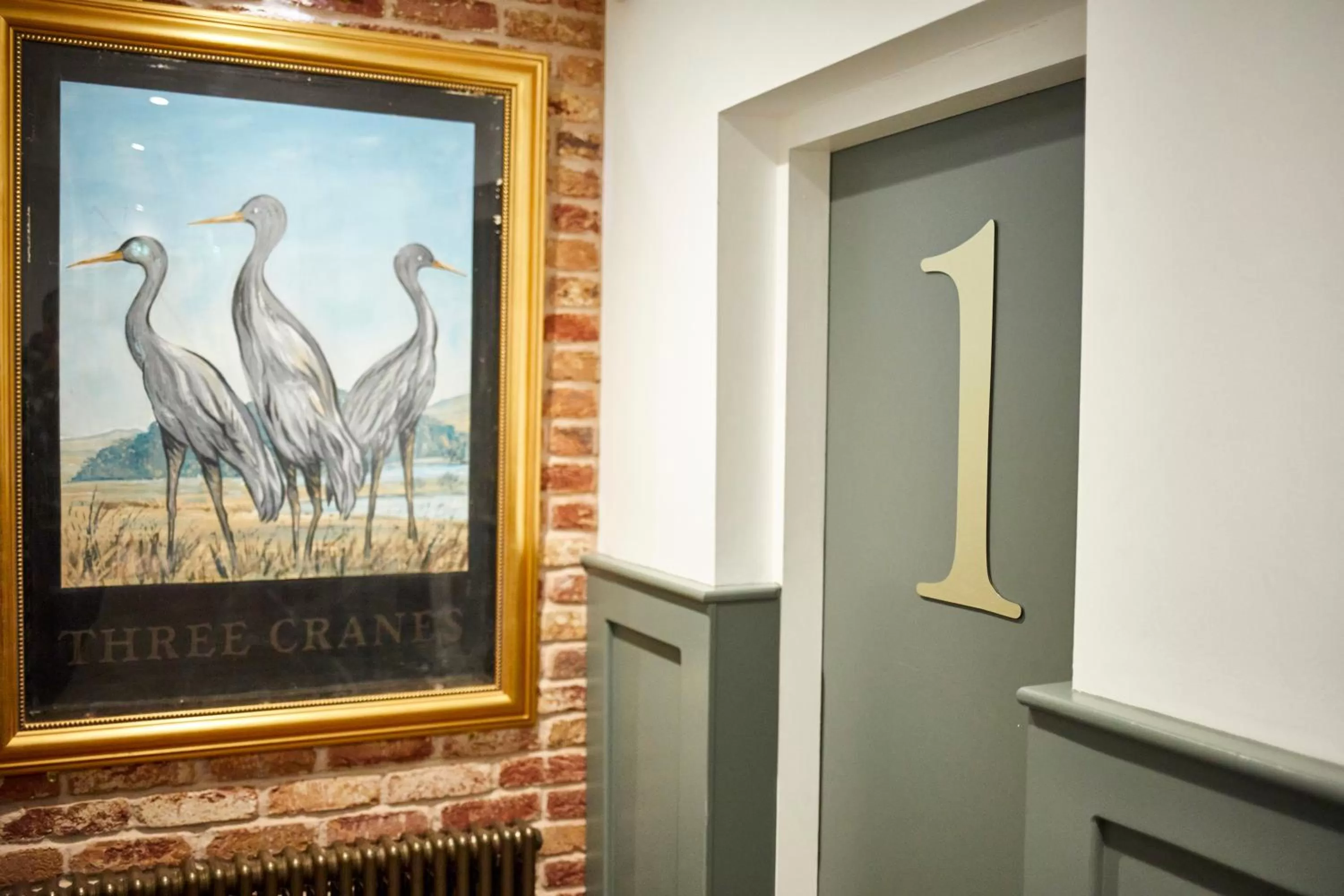 Logo/Certificate/Sign in Three Cranes Serviced Apartments