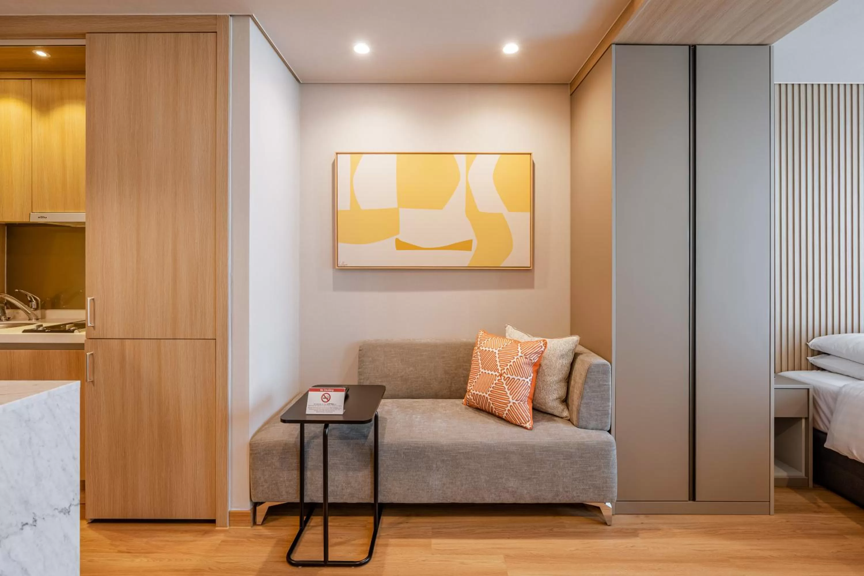 Bed in Haeundae Centum Hotel