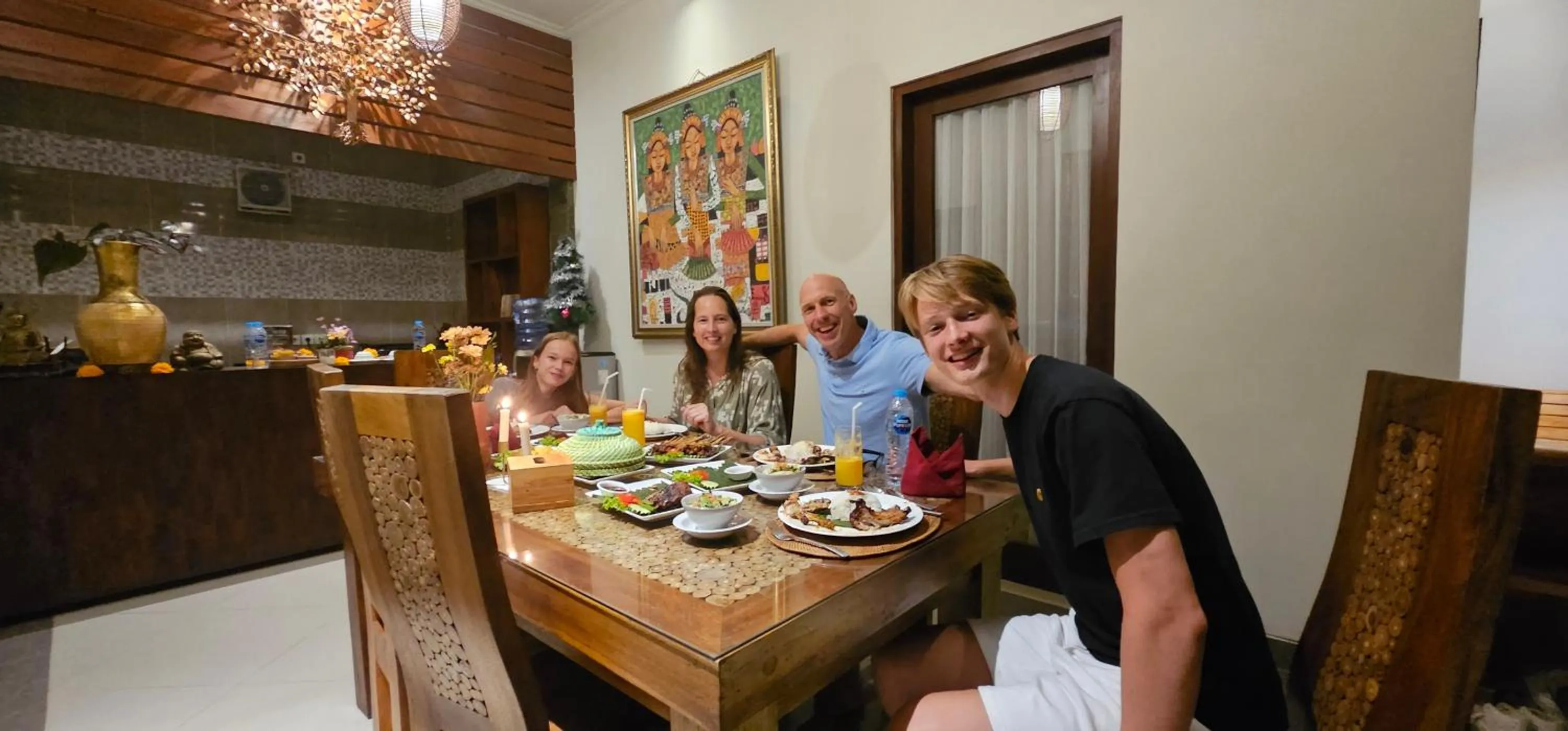 Dining area in Ubud Paradise Villa