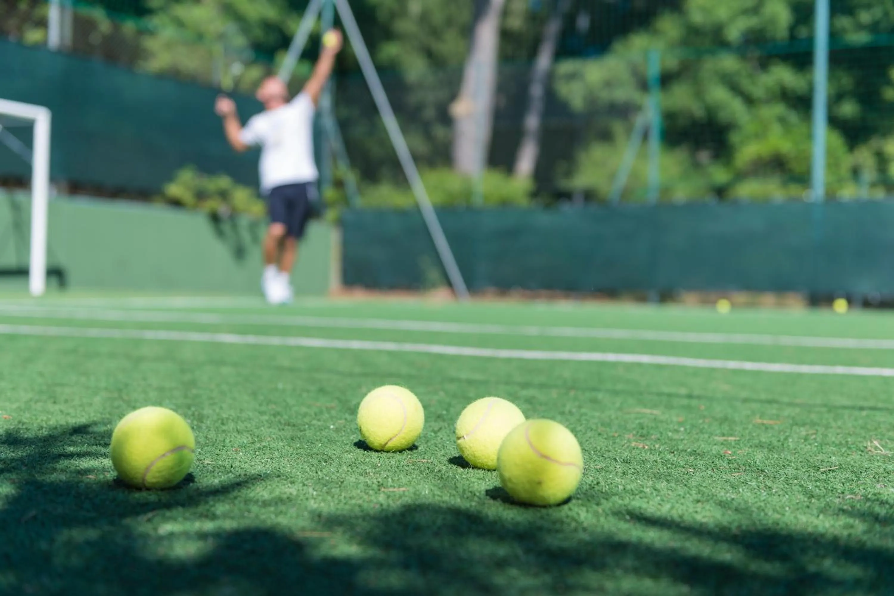 Tennis court in Golf Hotel Punta Ala