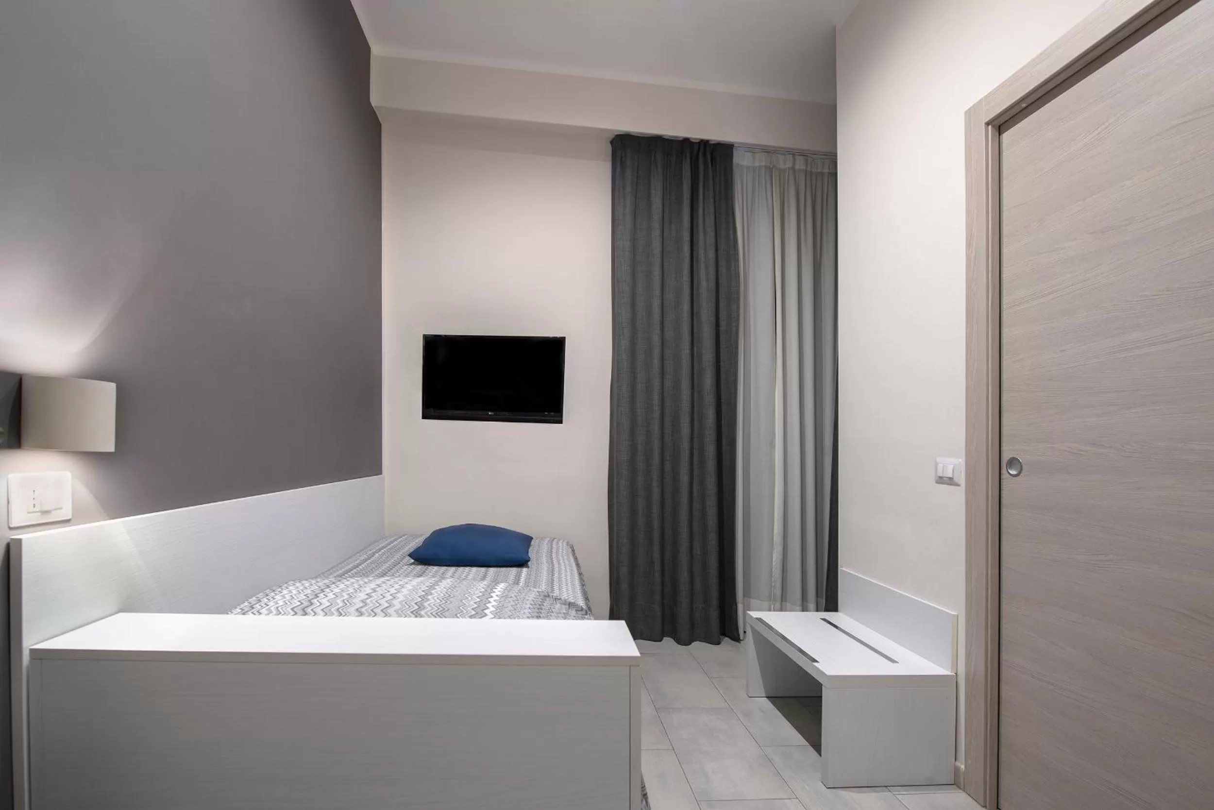 Bed in Hotel Assarotti