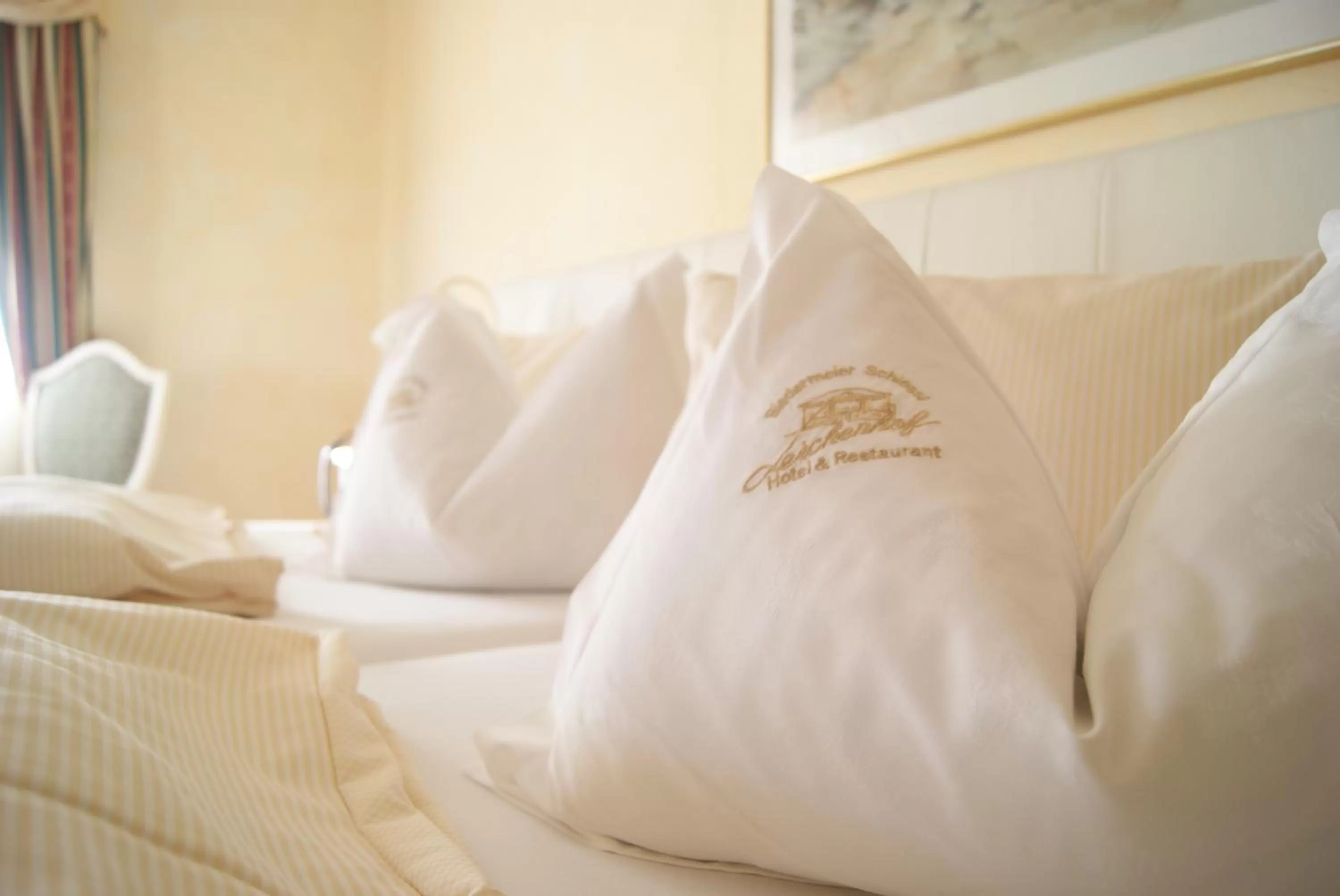 Decorative detail, Bed in Hotel Schloss Lerchenhof