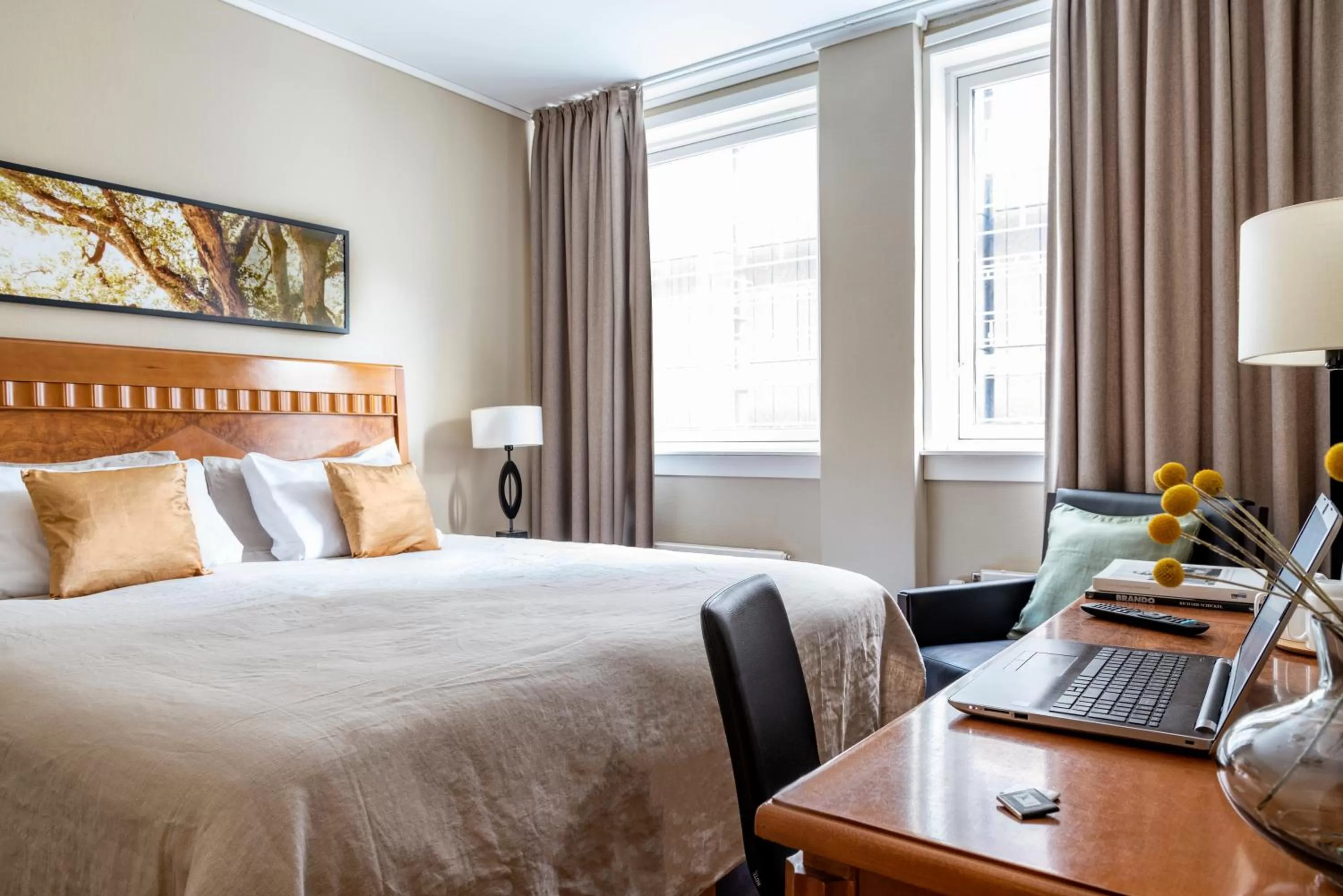 Bedroom, Bed in First Hotel Millennium