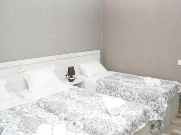 Bed in Hotel Tskhumi
