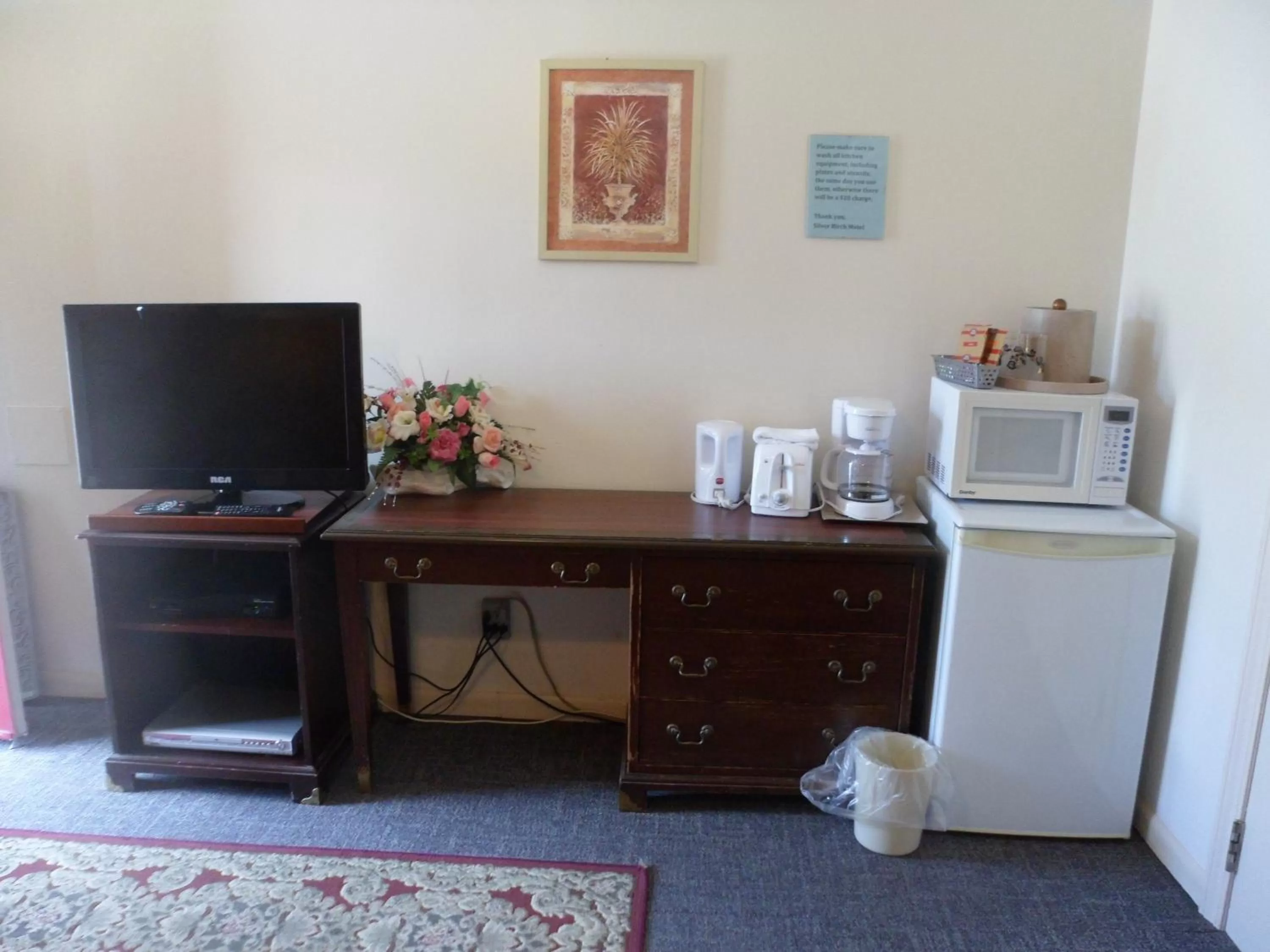 TV and multimedia in The Silver Birch Motel