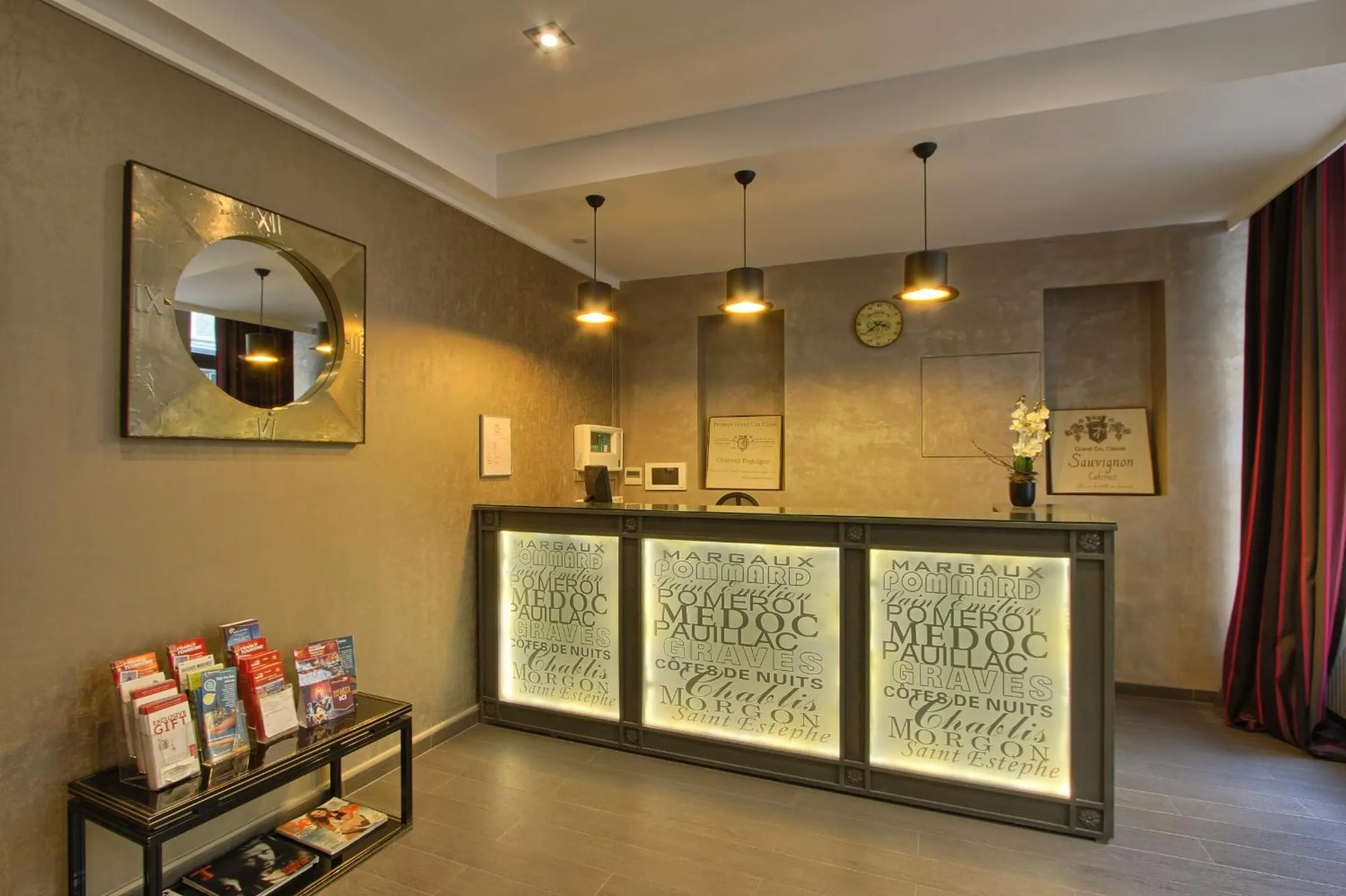 Lobby or reception in Villa Margaux Opéra Montmartre