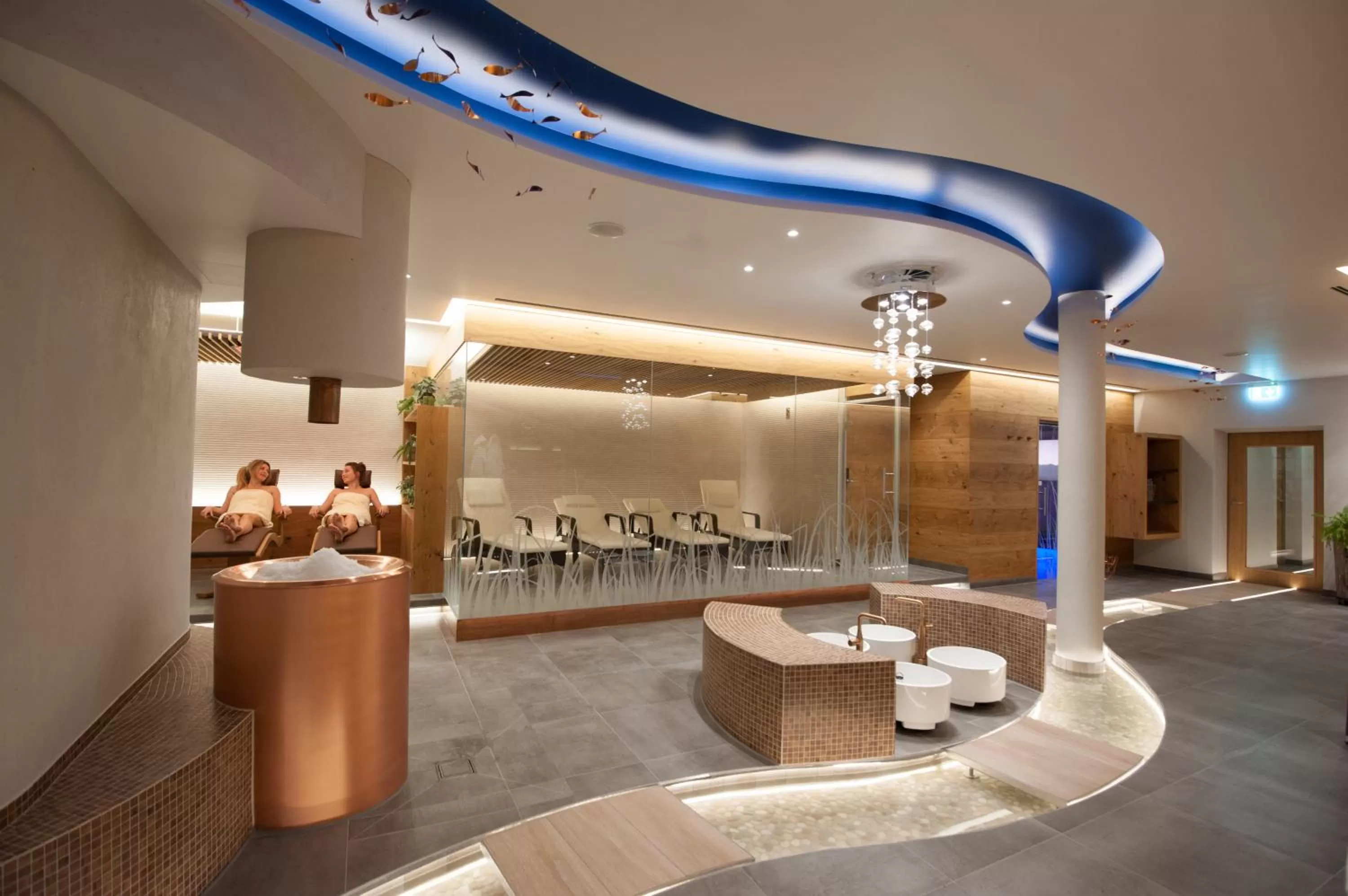 Hot Tub in Hotel Schwaiger