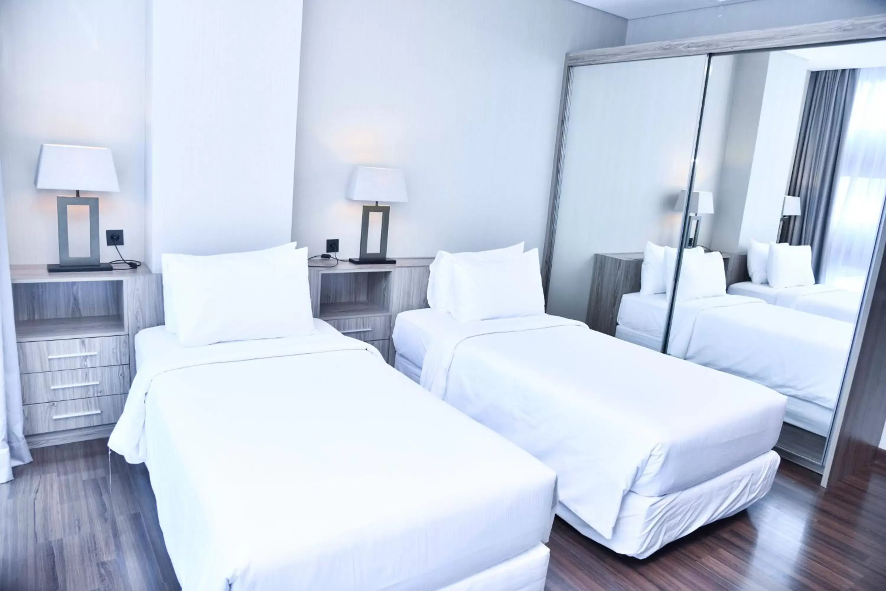 Large Twin Room in Azana Suites Hotel Antasari Large Twin Room in Azana Suites Hotel Antasari