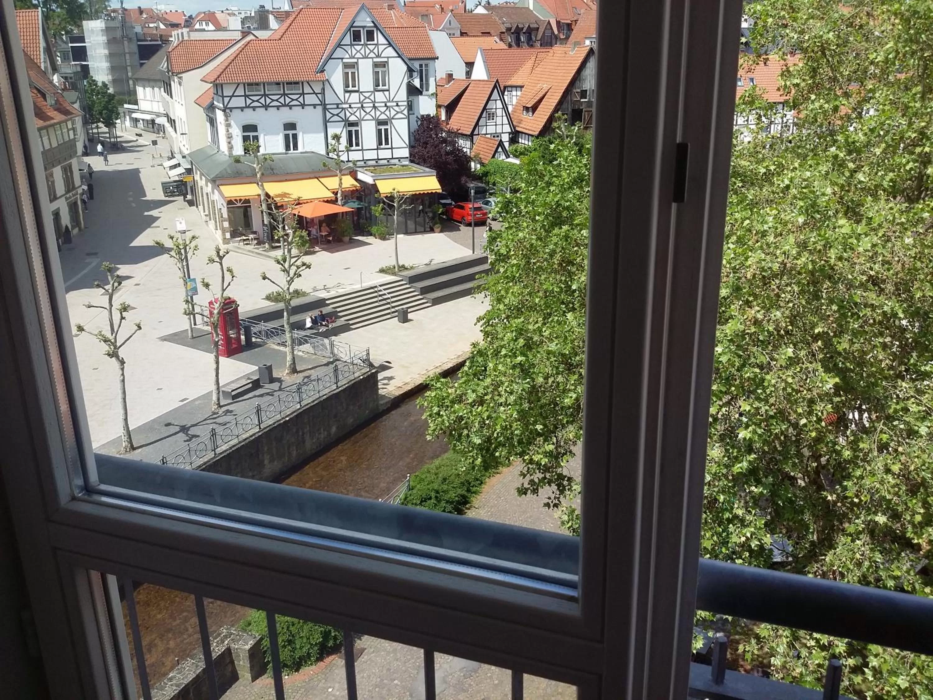 City view in Hotel & Café KleinerGrünauer