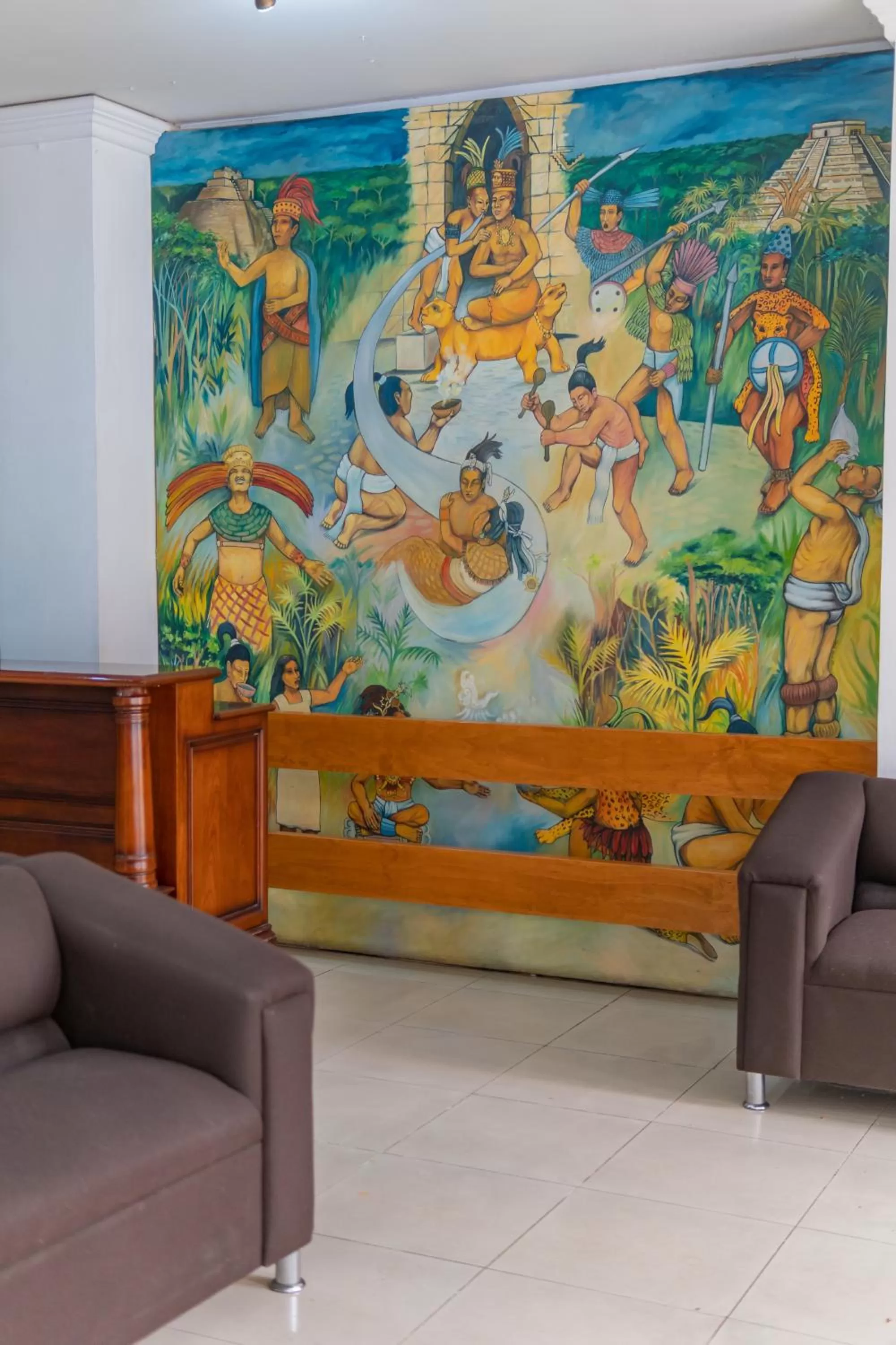 Decorative detail in Hotel Maya Yucatan