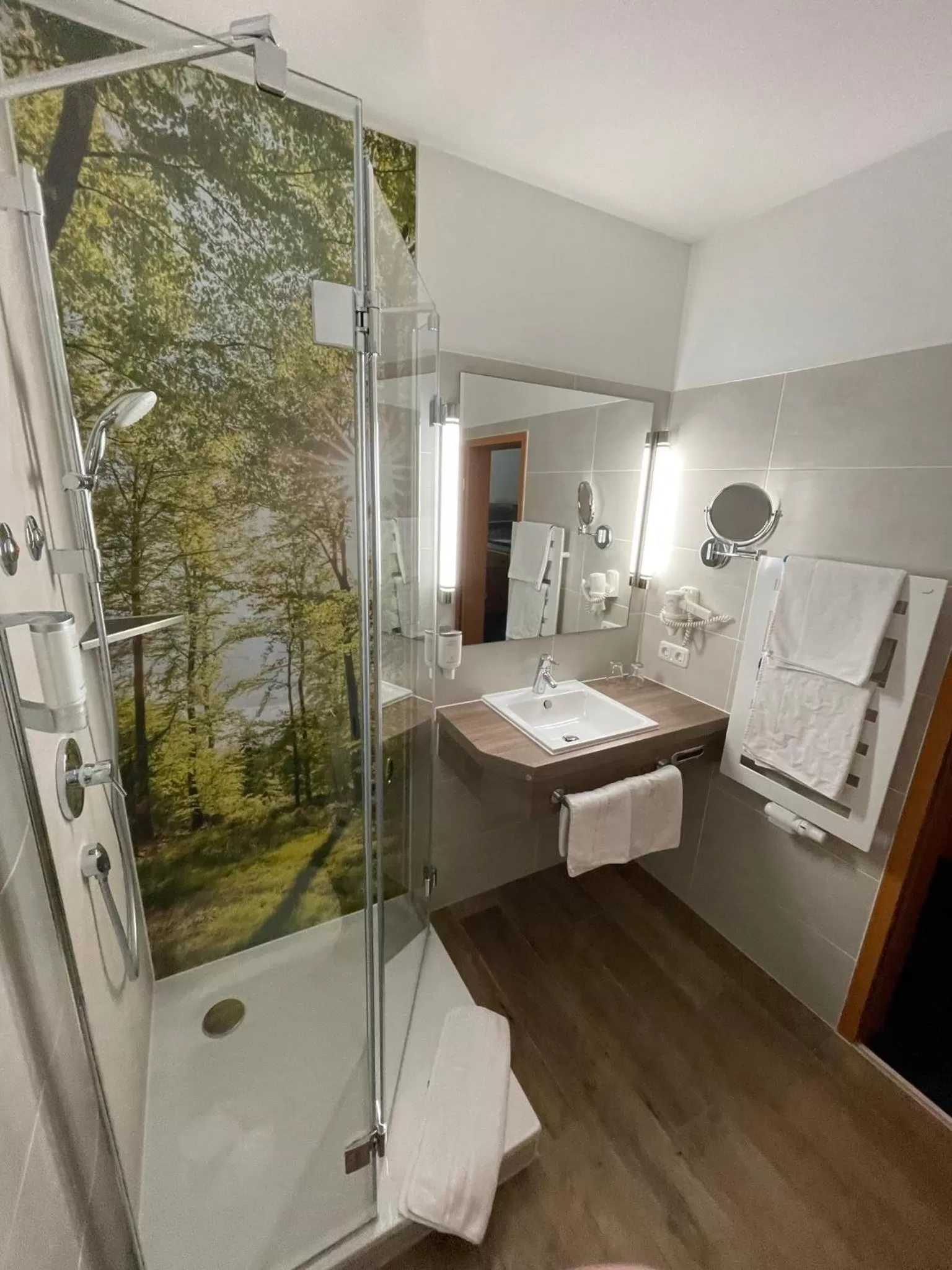 Bathroom in Hotel-Gasthof Hüttensteinach