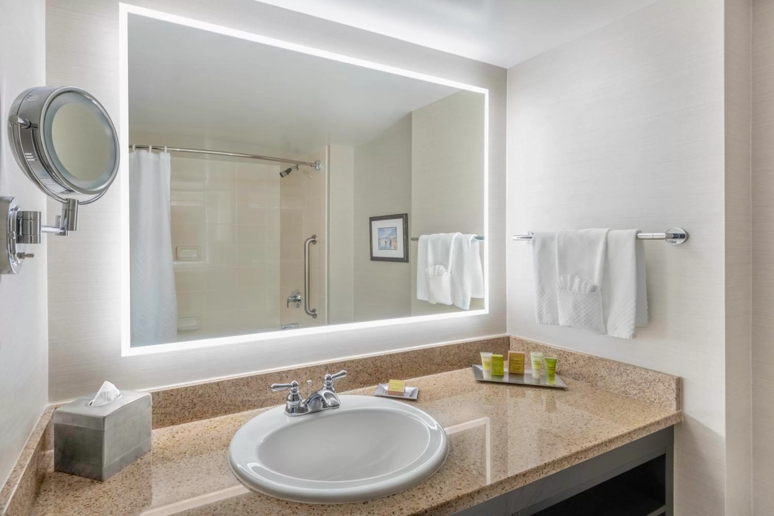 Bathroom in Hilton Vancouver Metrotown