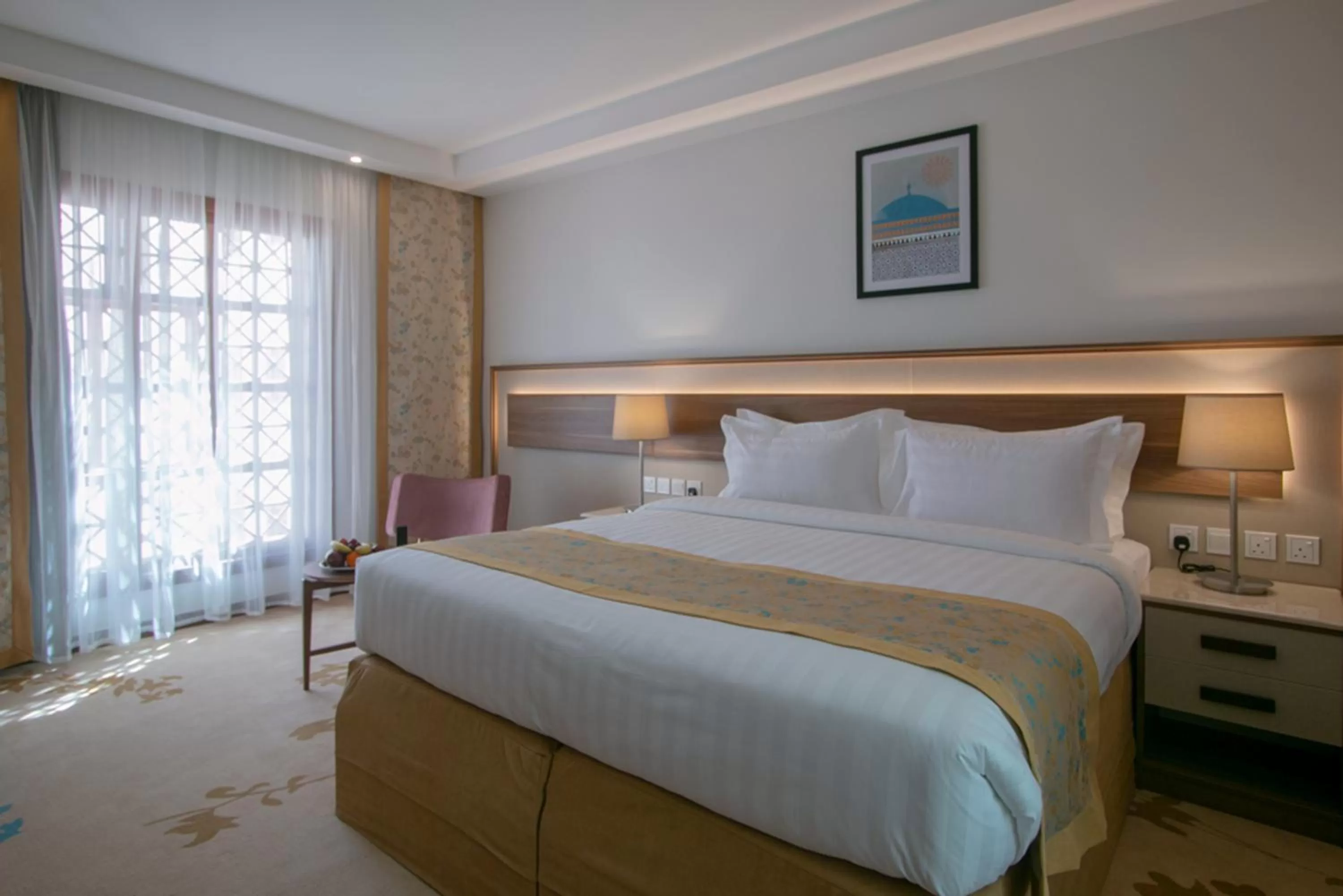 Bed in Le Bosphorus Hotel - Waqf Safi