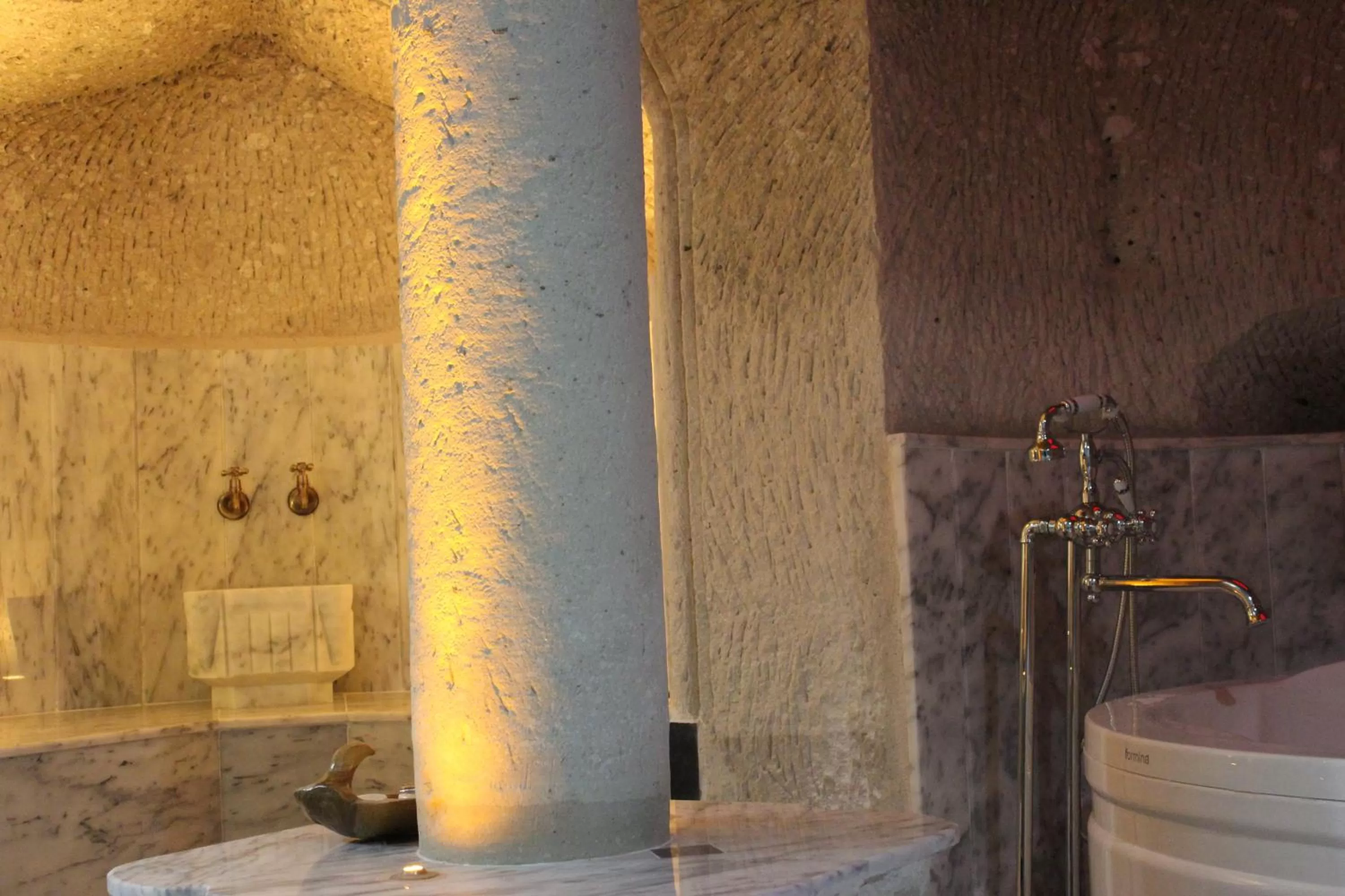 Bathroom in Local Cave House
