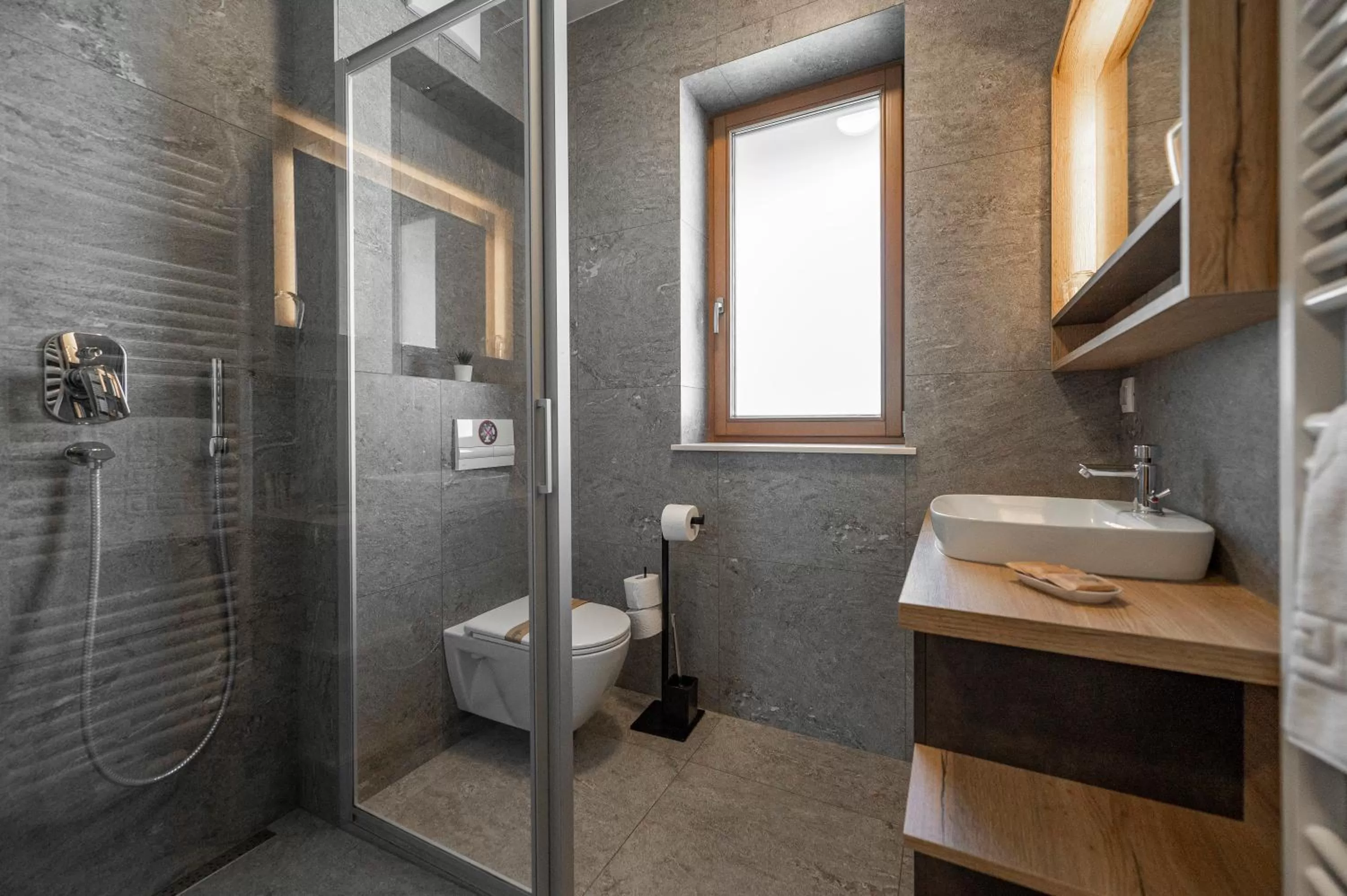 Bathroom in Veldes B&B