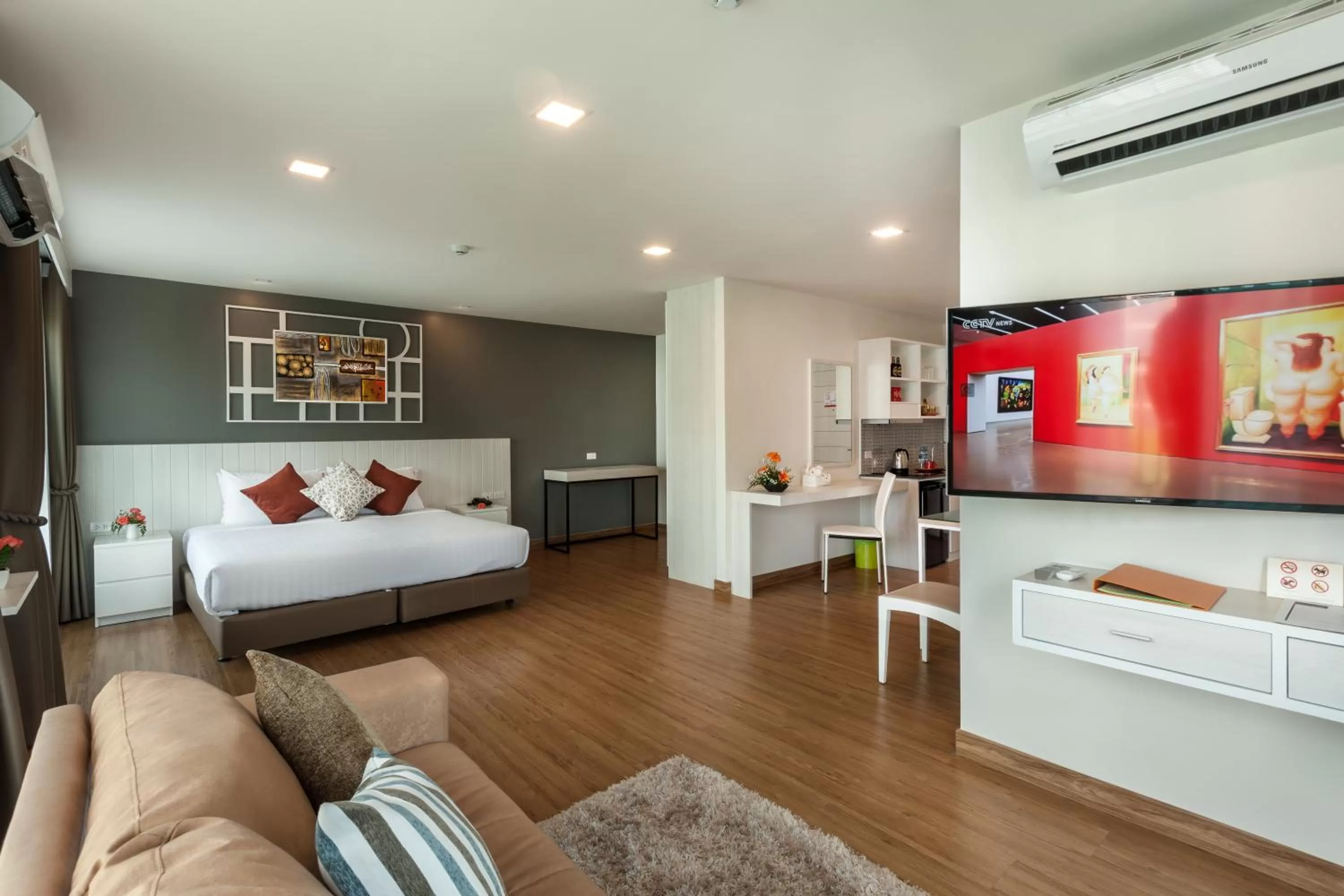 TV and multimedia, Bed in Cmor Nimman by Recall Hotels