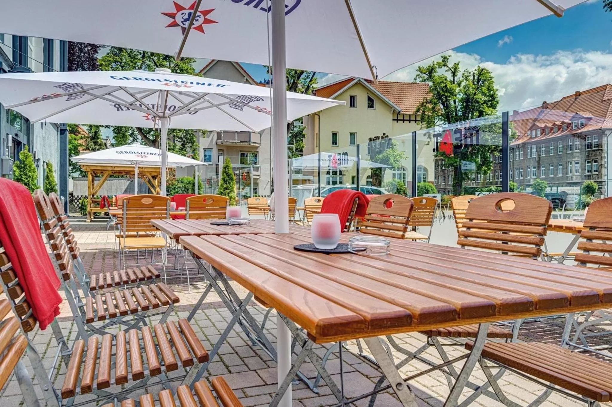 Balcony/Terrace in Hotel Stadt Mühlhausen