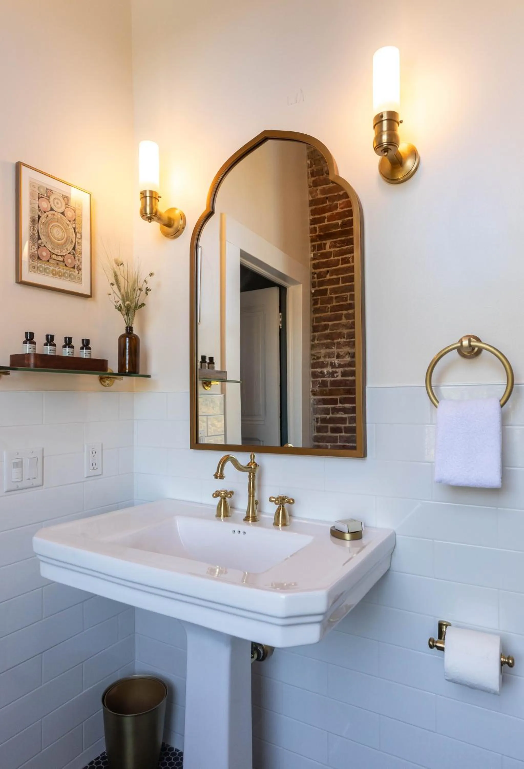 Bathroom in National Exchange Hotel