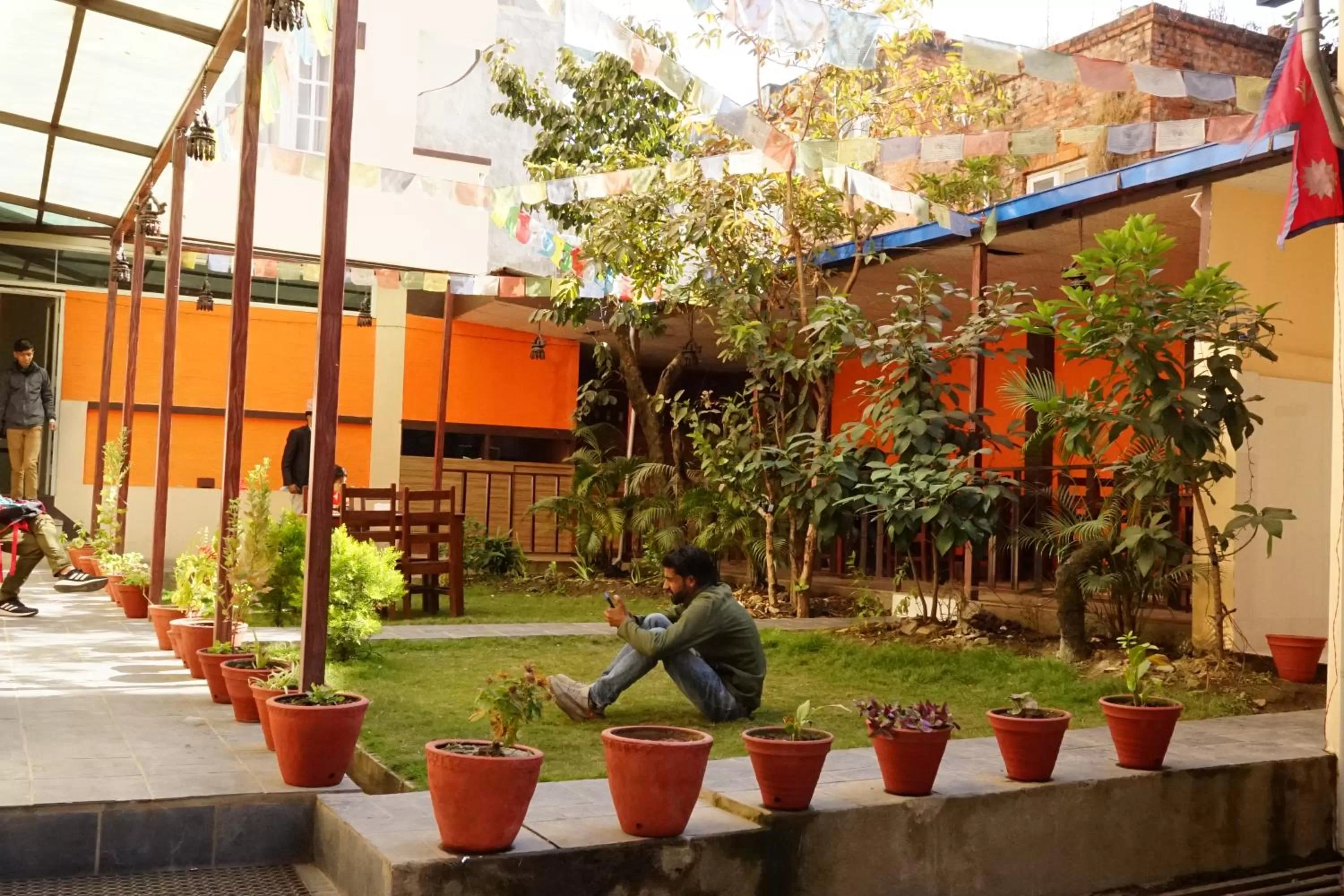 Garden in Hotel Chhimeki