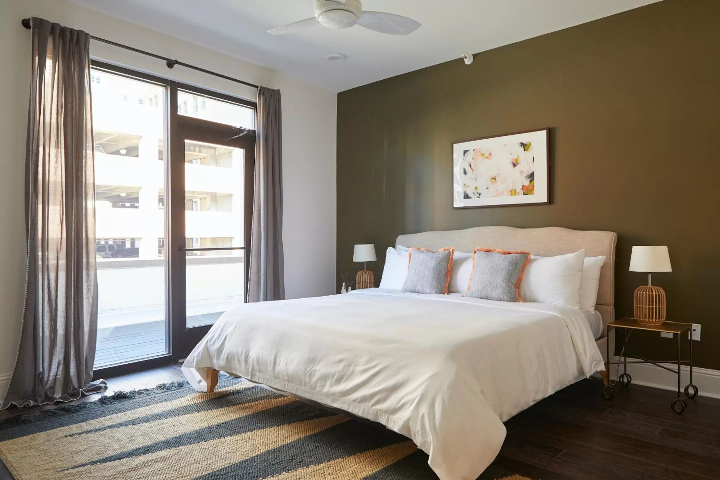 Living room, Bed in Sonder Lafayette Square