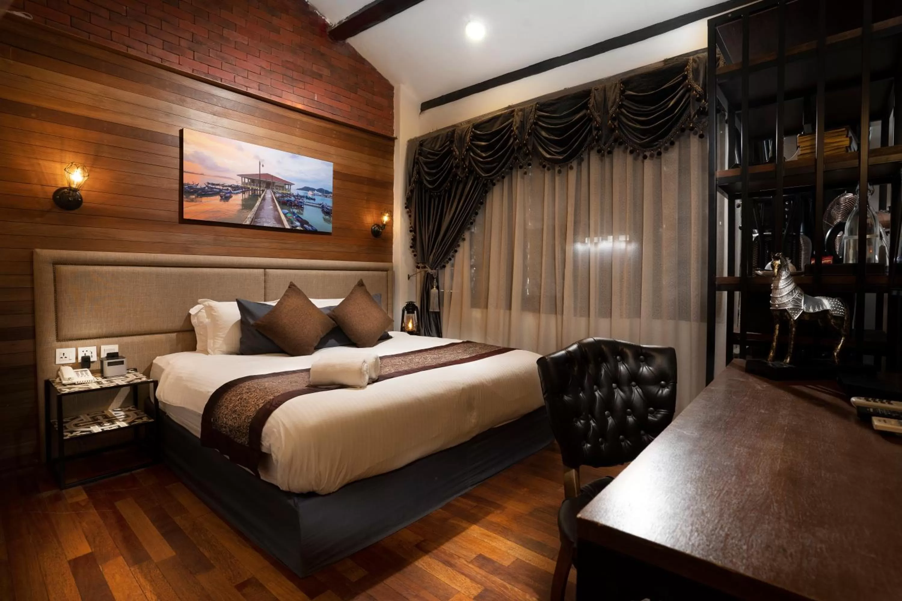 Bedroom, Bed in RARE Heritage House