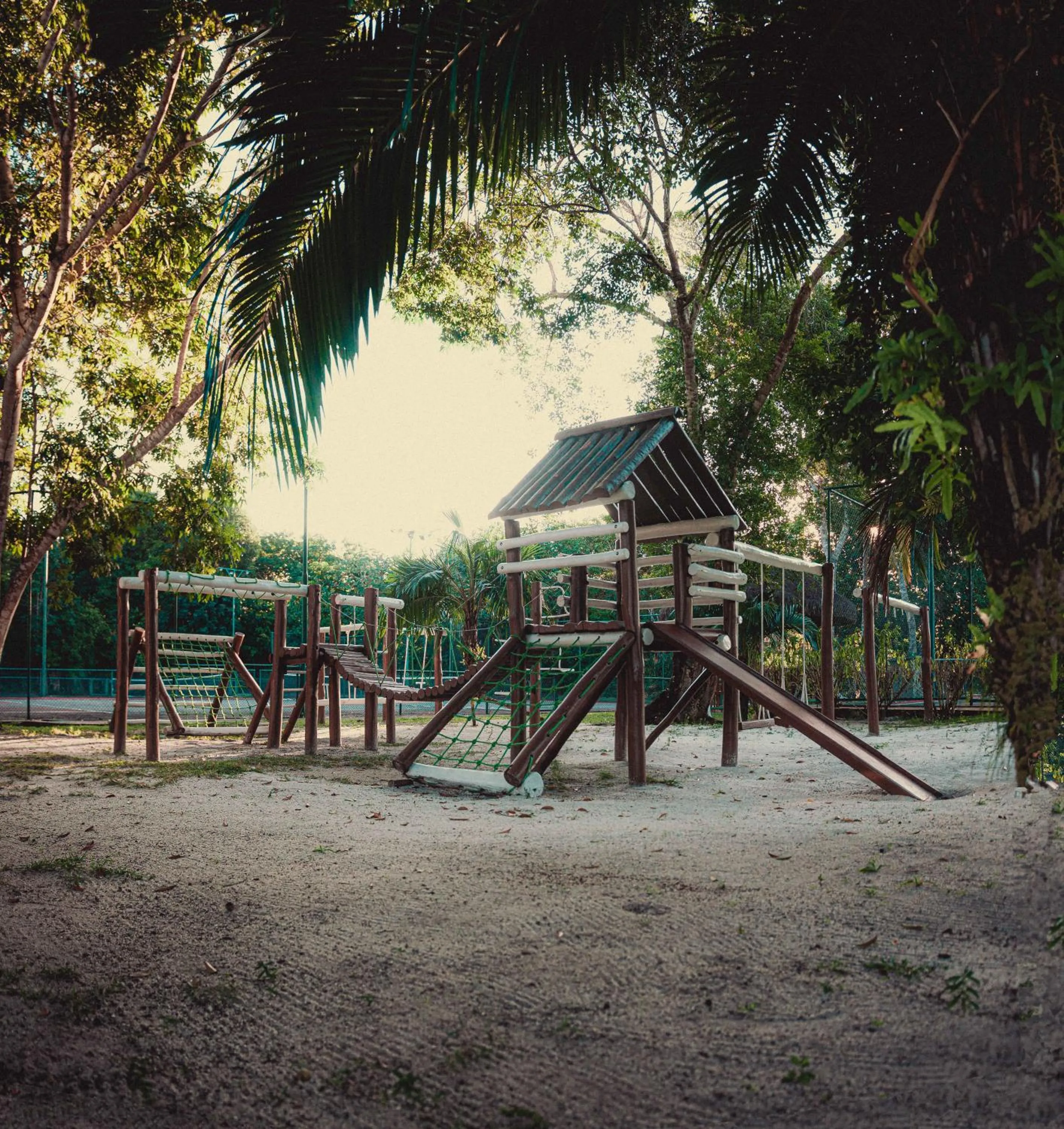 Children play ground in Vila Angatu Eco Resort & SPA