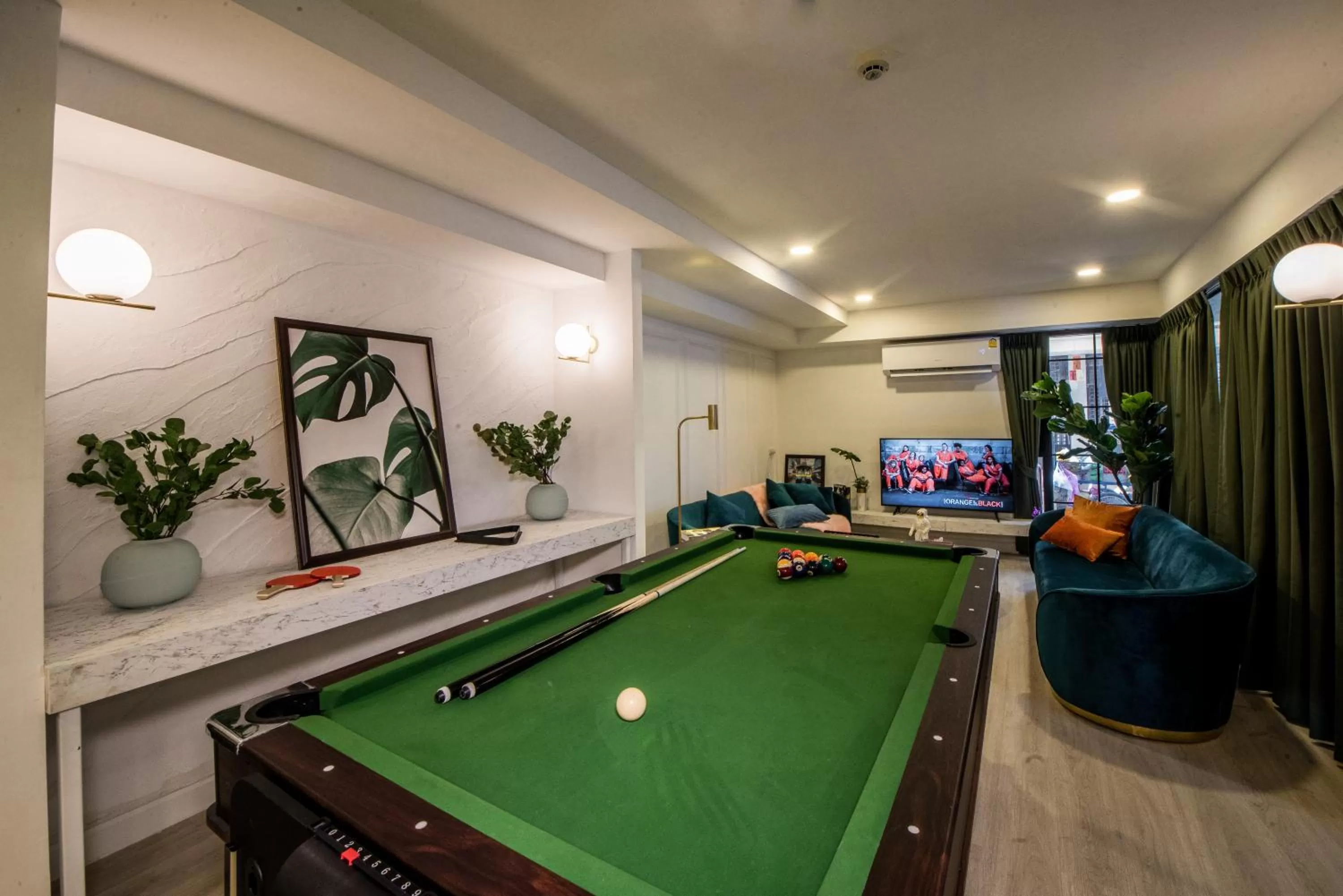 Game Room in Theme Boutique Hotel Bangkok