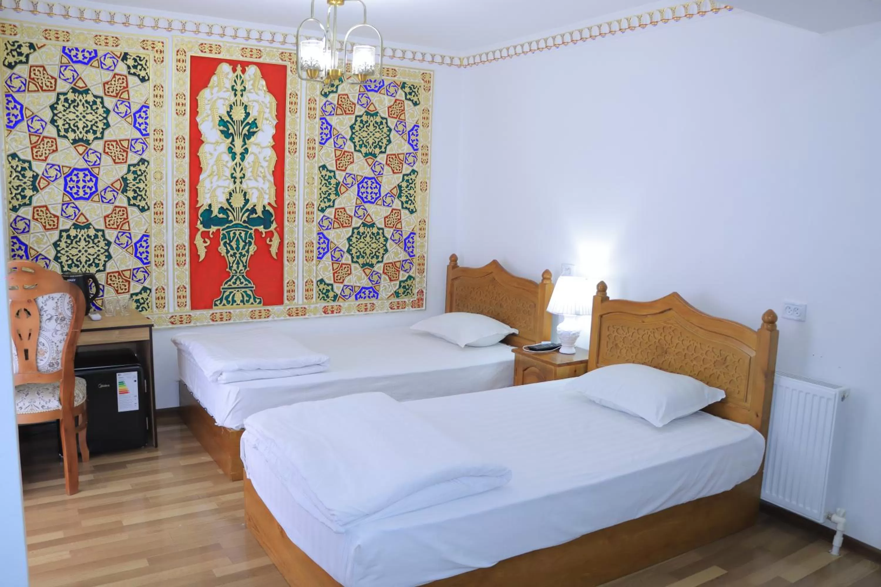 Photo of the whole room, Bed in Bukhara Baraka Boutique Hotel