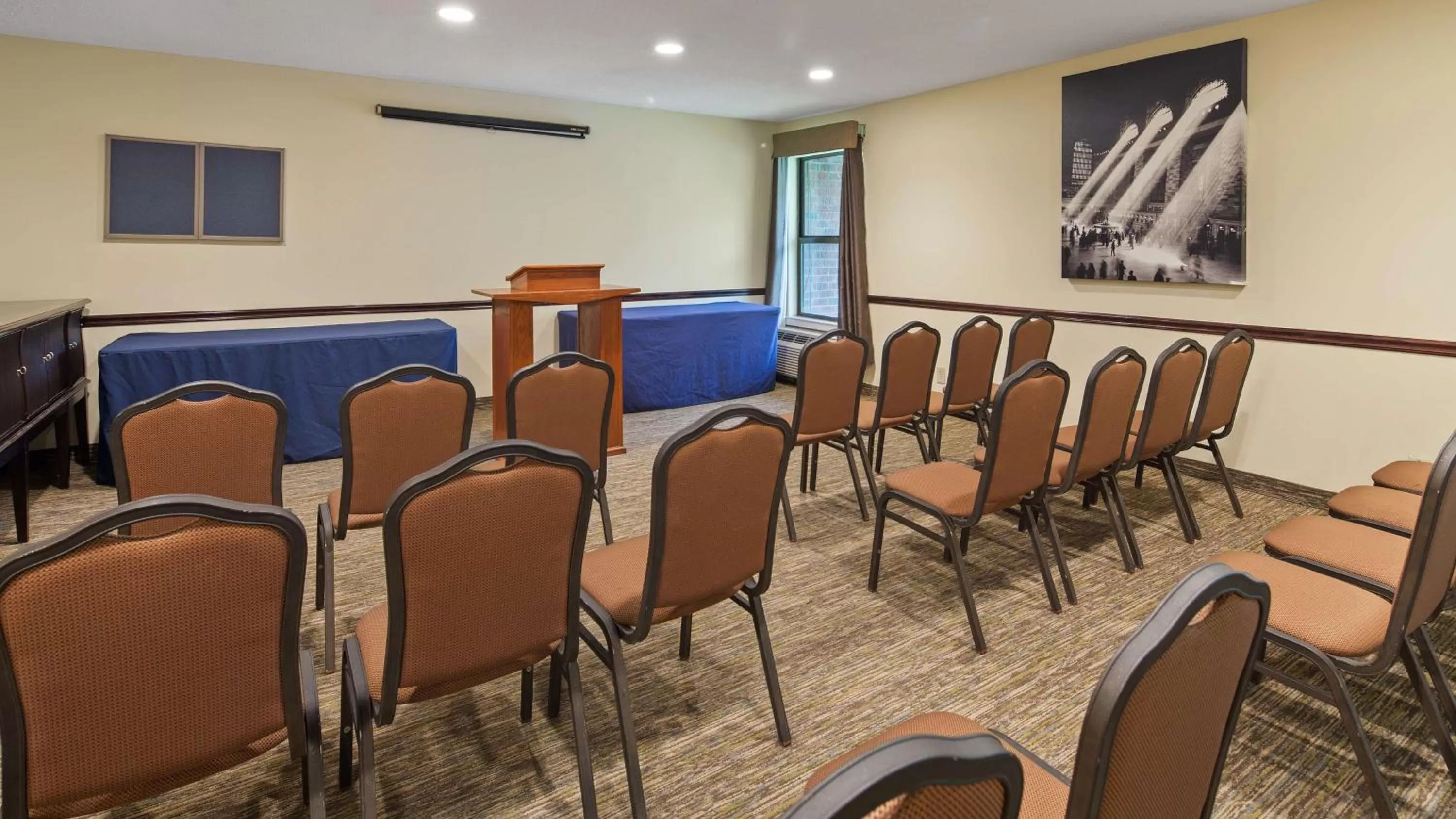 On site in Best Western Historic Frederick