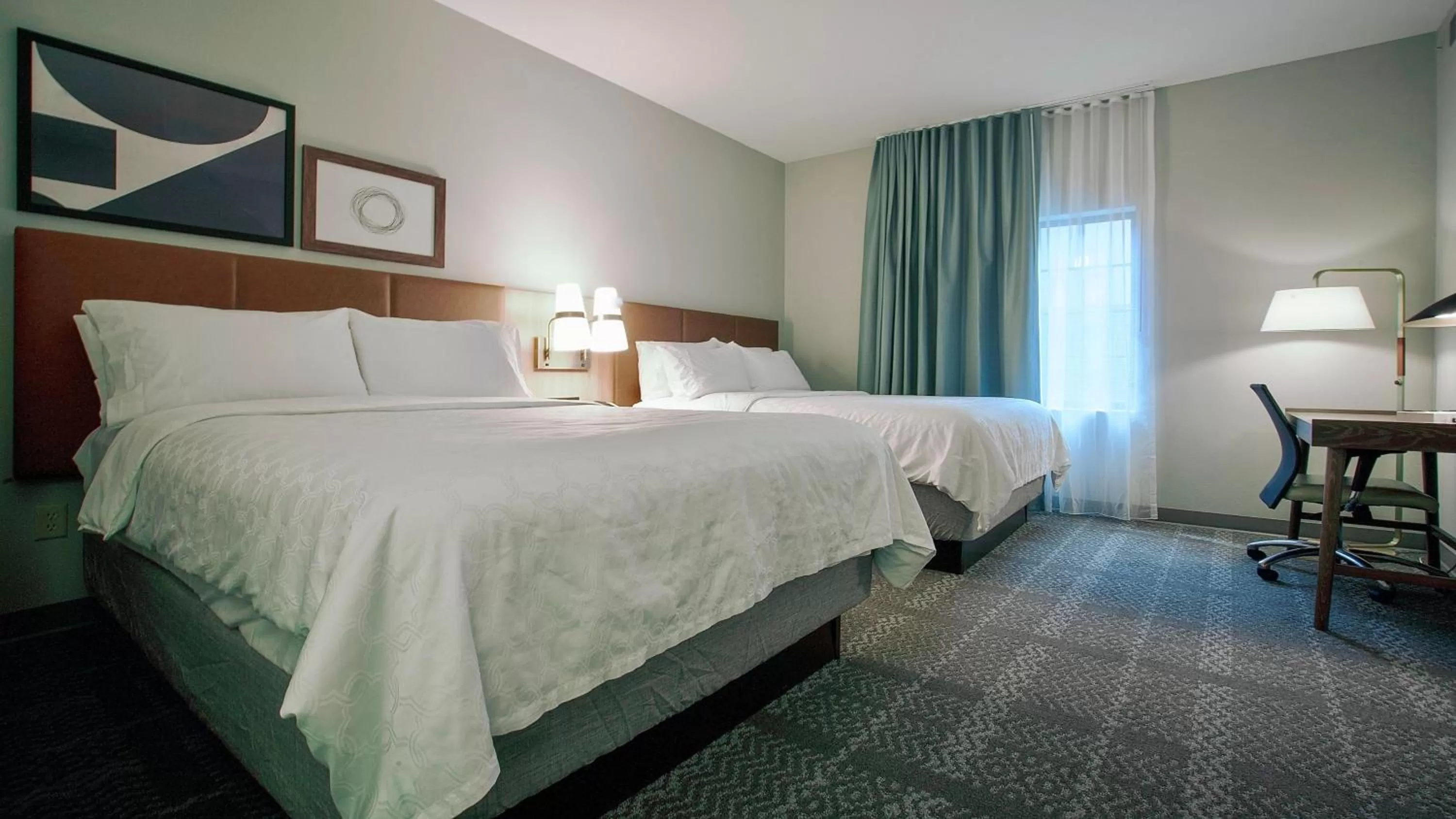 Photo of the whole room, Bed in Staybridge Suites Akron-Stow-Cuyahoga Falls by IHG