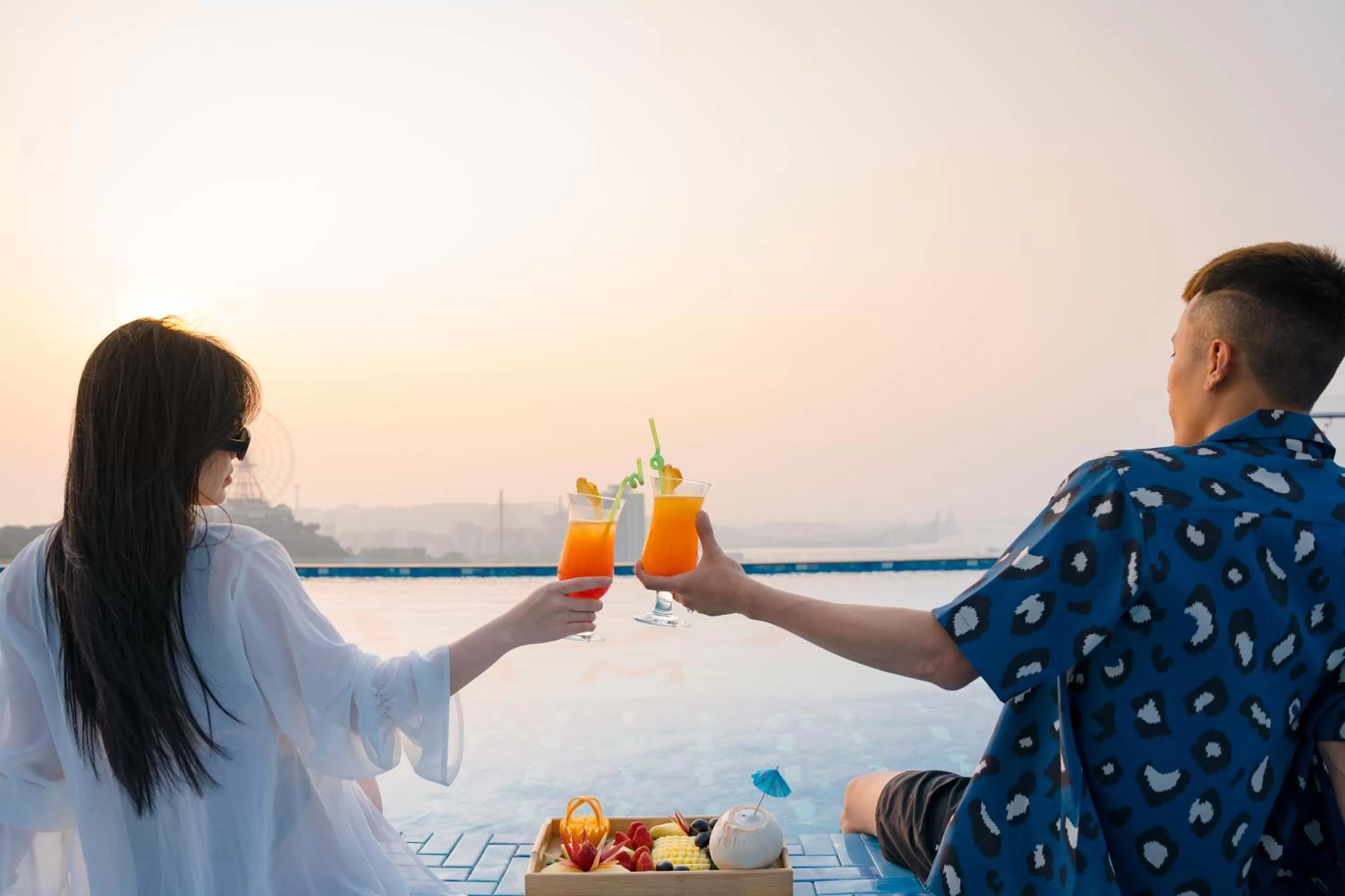 Swimming pool in Ramada Hotel & Suites by Wyndham Halong Bay View