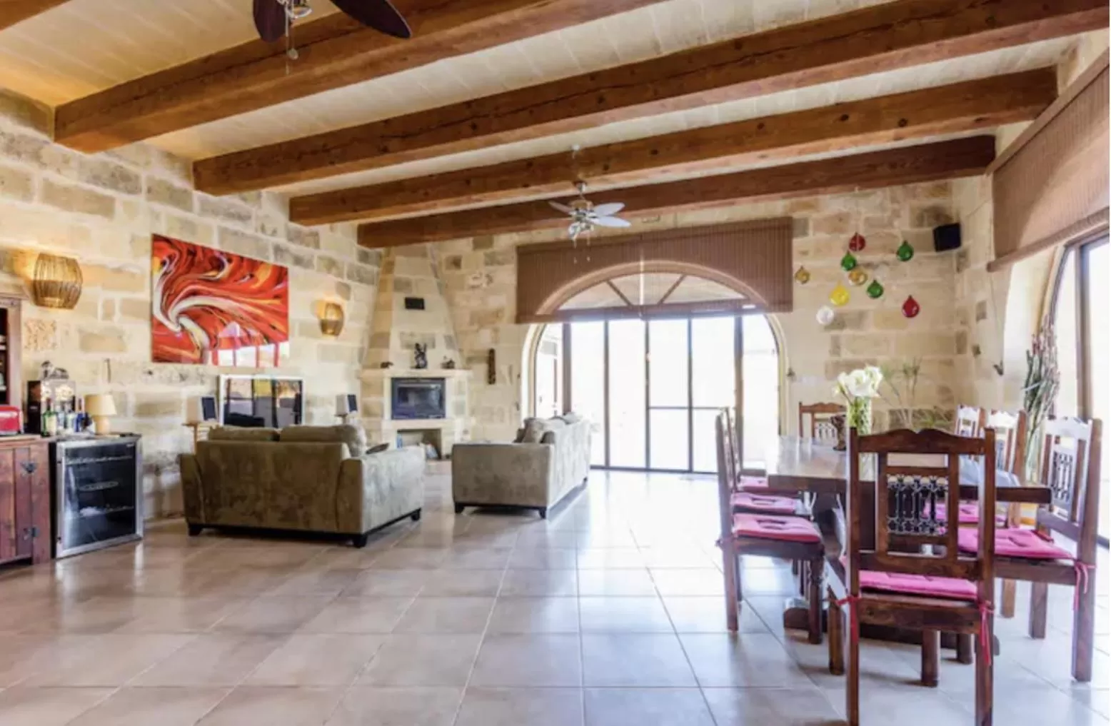 Dining area, Restaurant/Places to Eat in Ferrieha B&B