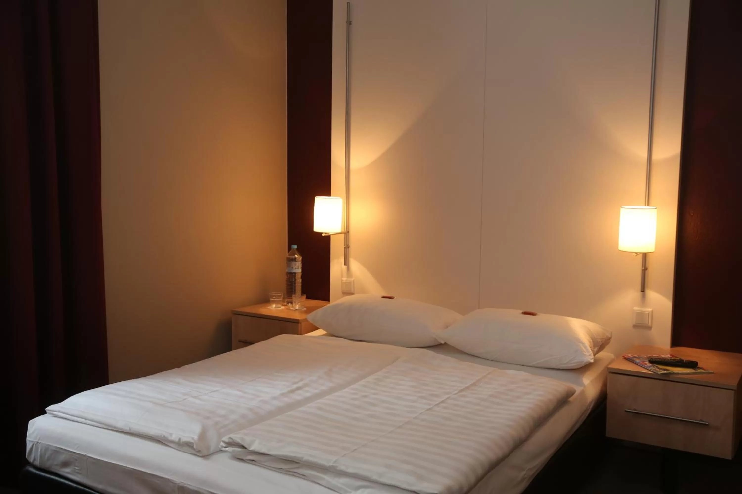 Bed in Hotel Columbus