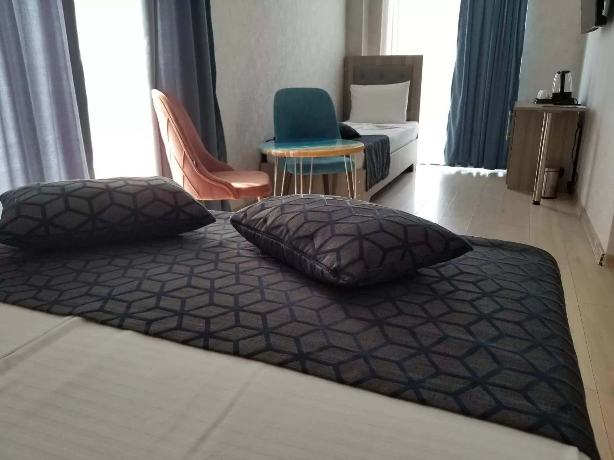 Bed in Vita Gardenia Hotel Tskaltubo