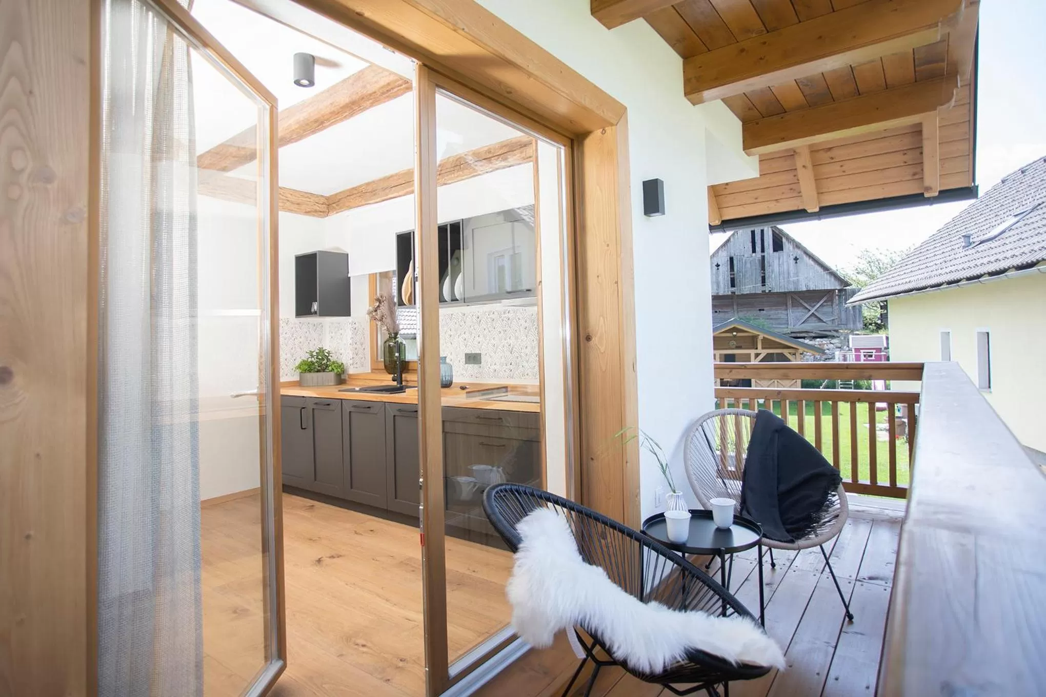 Balcony/Terrace in House Troha