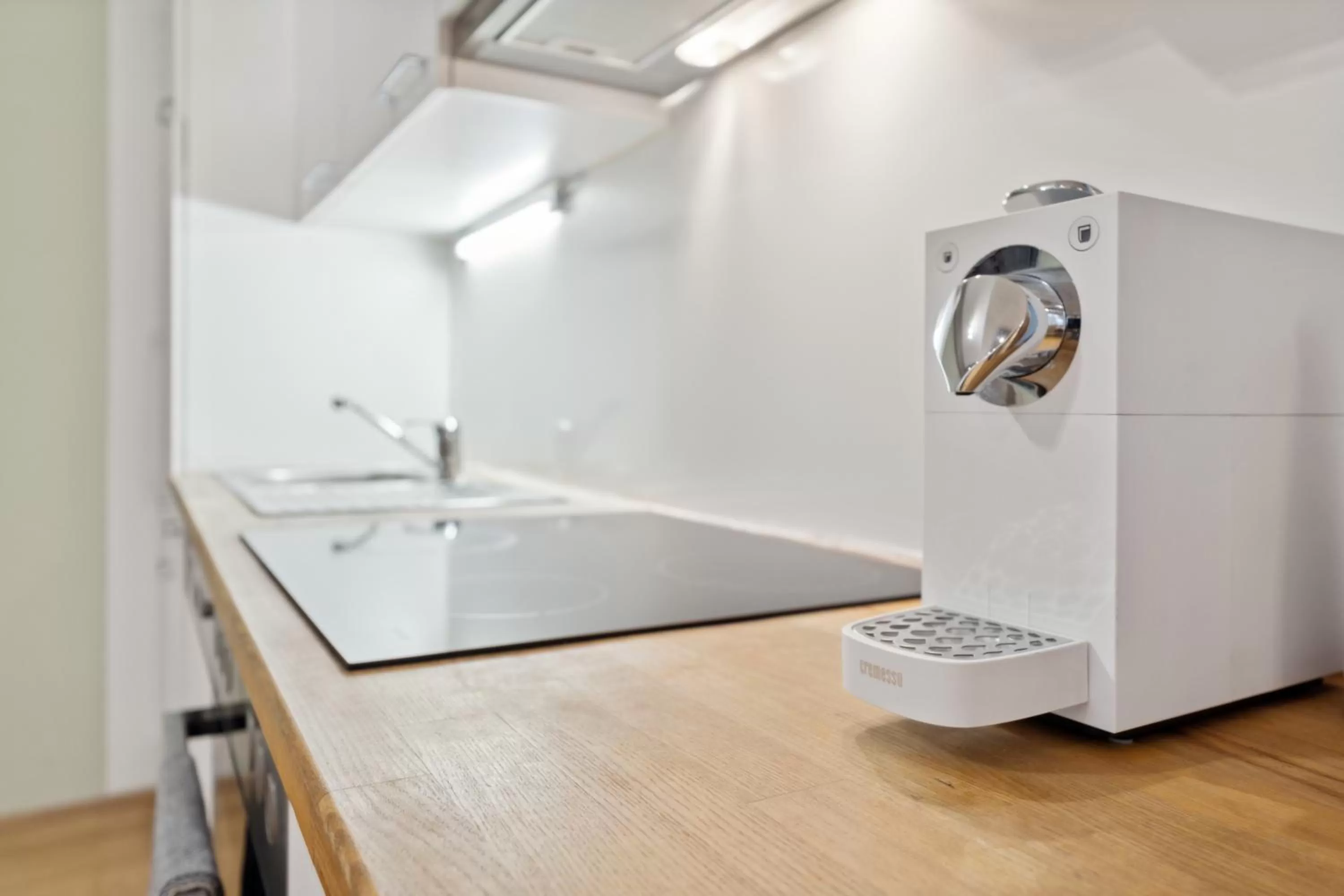 Coffee/tea facilities, Bathroom in Florian's apartments in Mariahilf Vienna