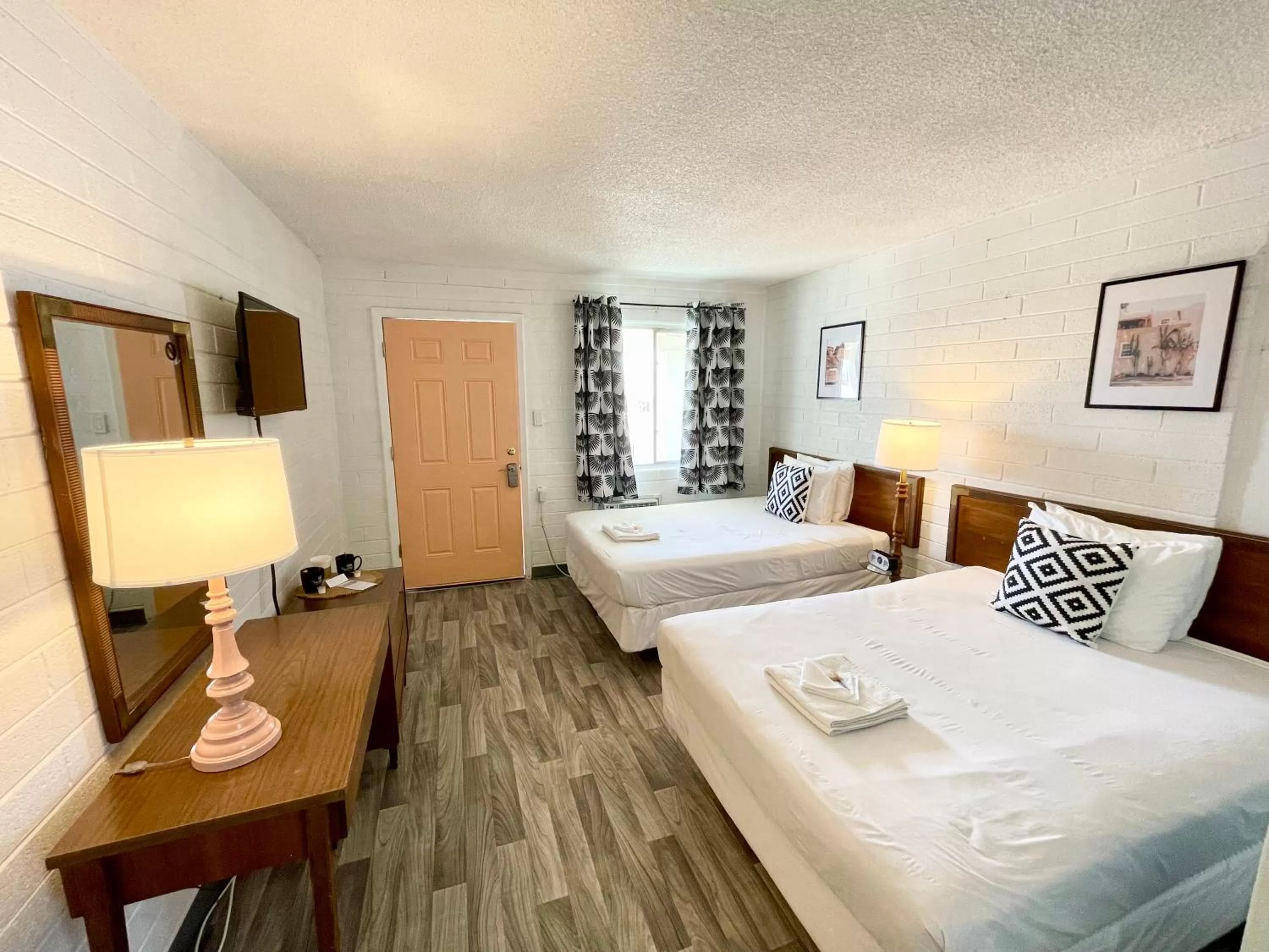 Bed in The Postcard Motel