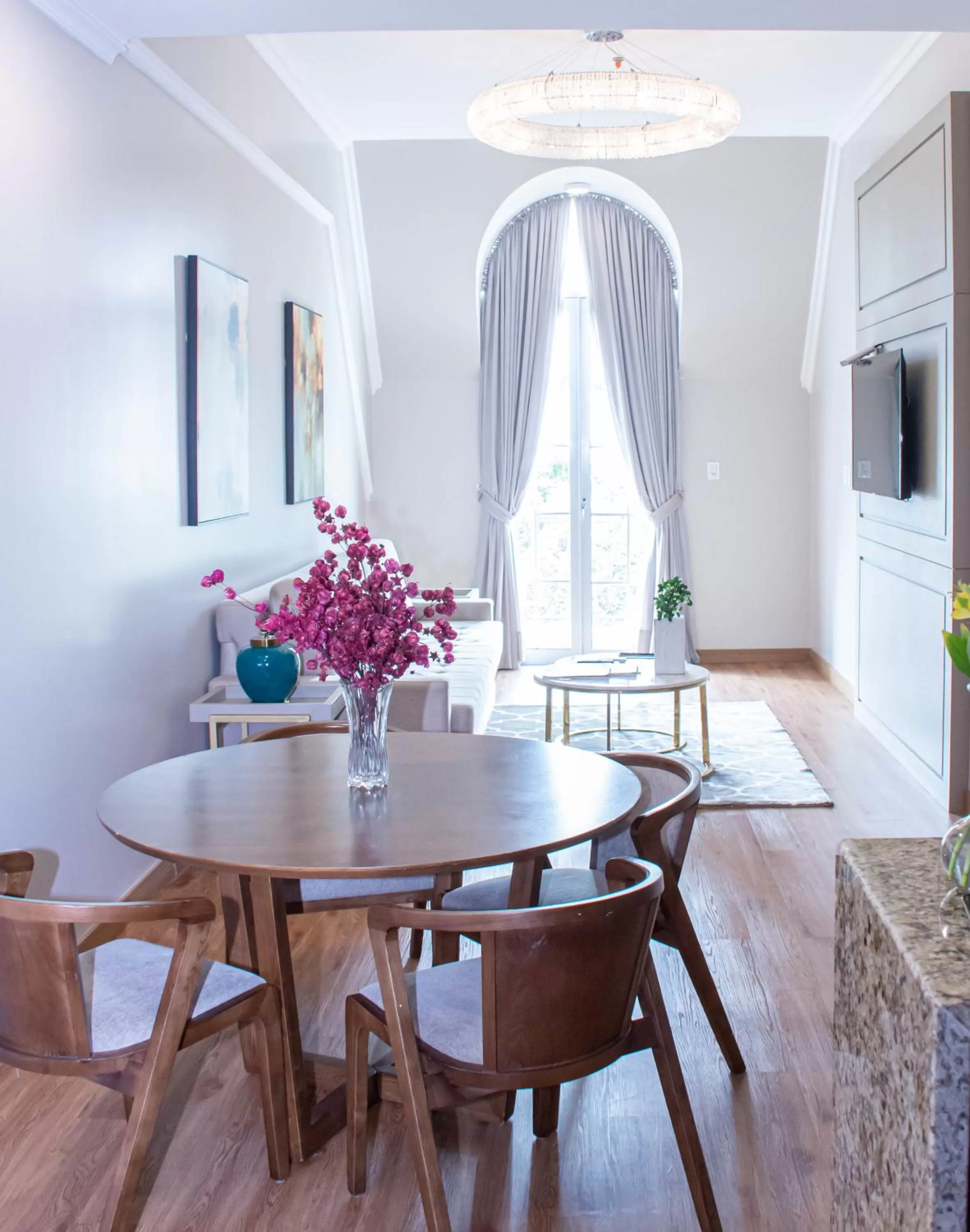 Living room in Bisinii Boutique Hotel