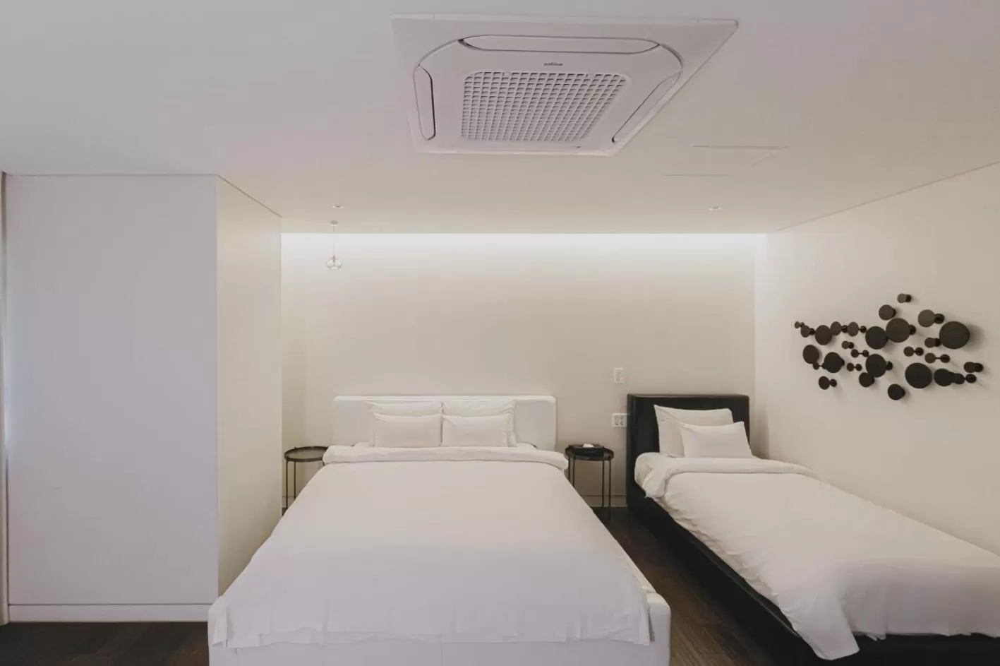 Bed in ACC Design Hotel