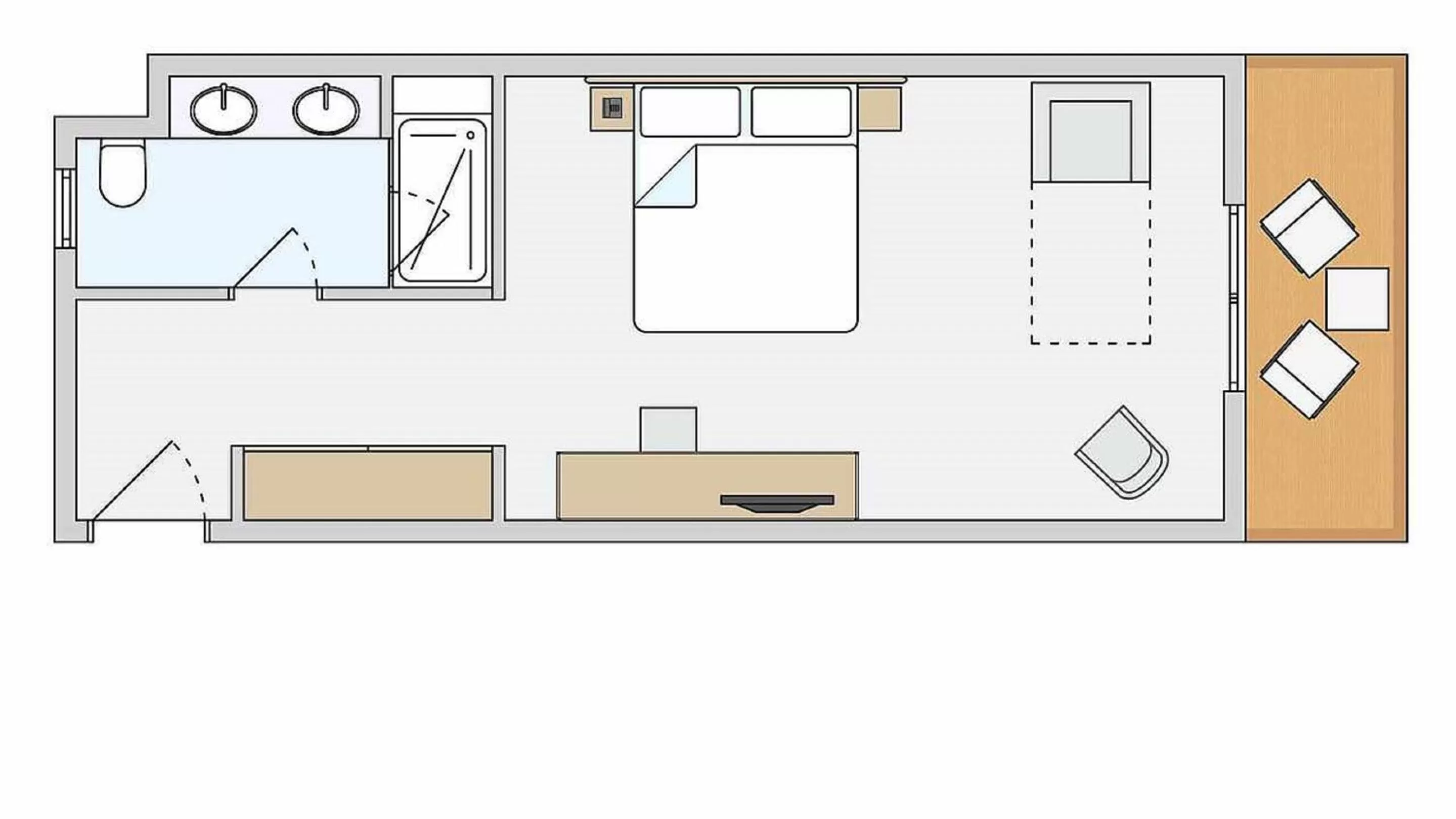 Standard Single Room with Sea View - single occupancy in ROBINSON DJERBA BAHIYA - All Inclusive