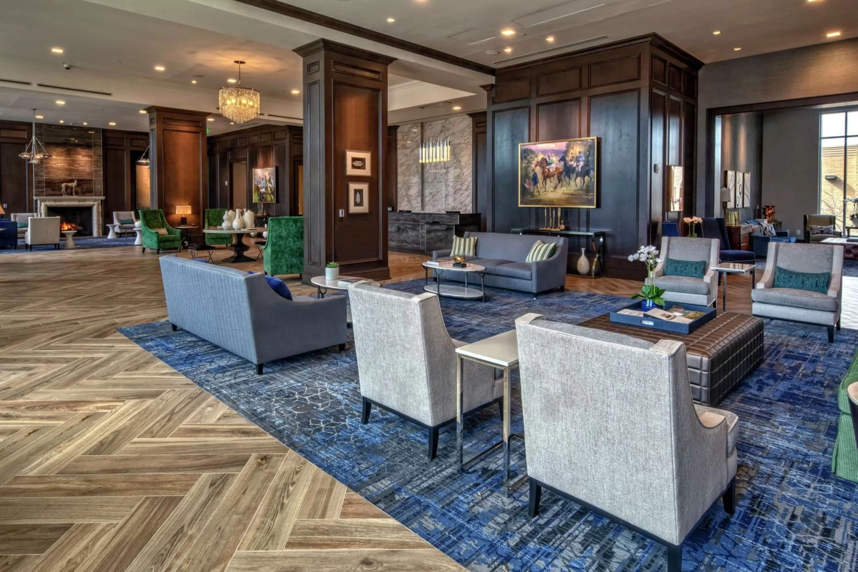 Lobby or reception in Hilton Nashville Green Hills