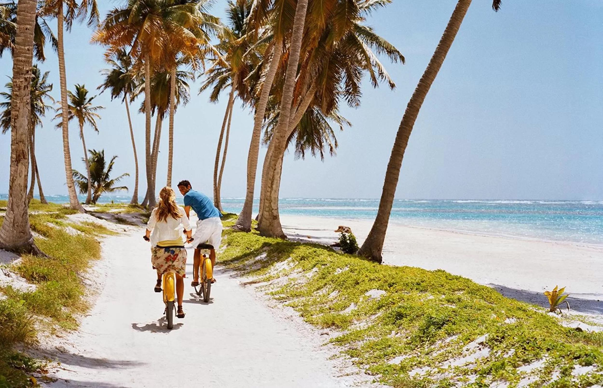 Cycling in Tortuga Bay