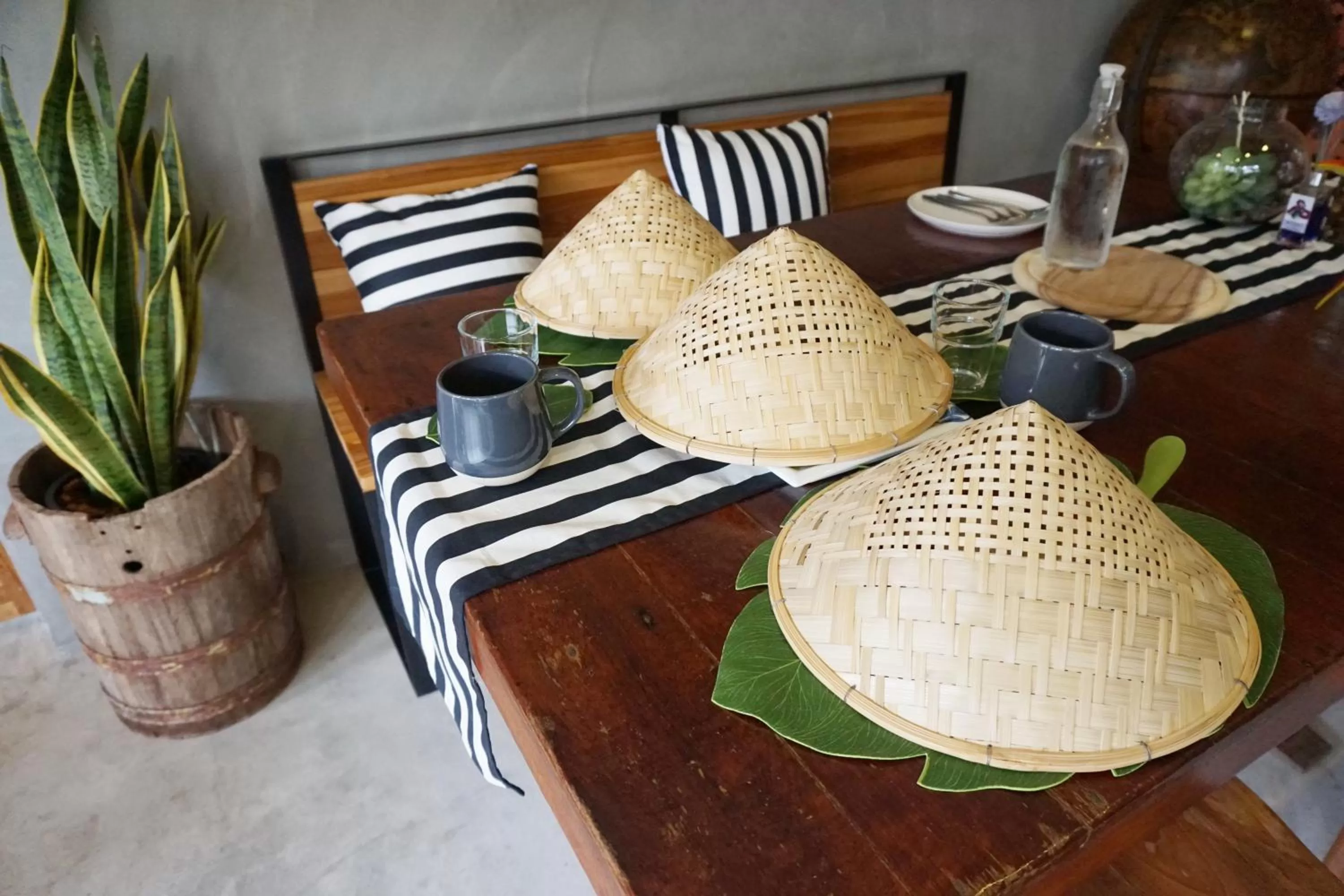 Asian breakfast, Seating Area in Hansa Bangkok House