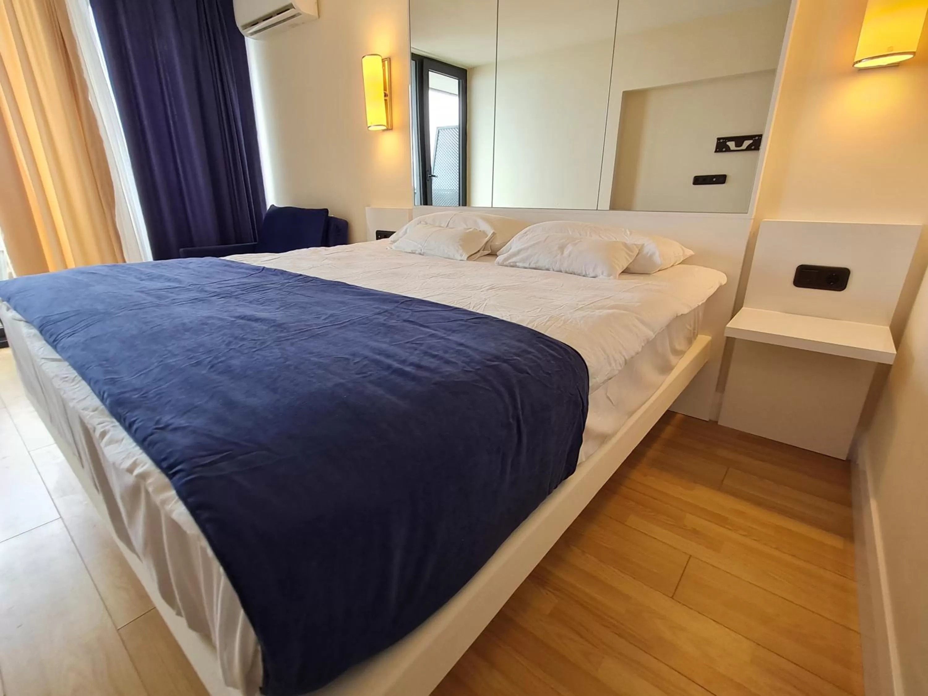 Bed in Hotel Orbi City Sea Horizon