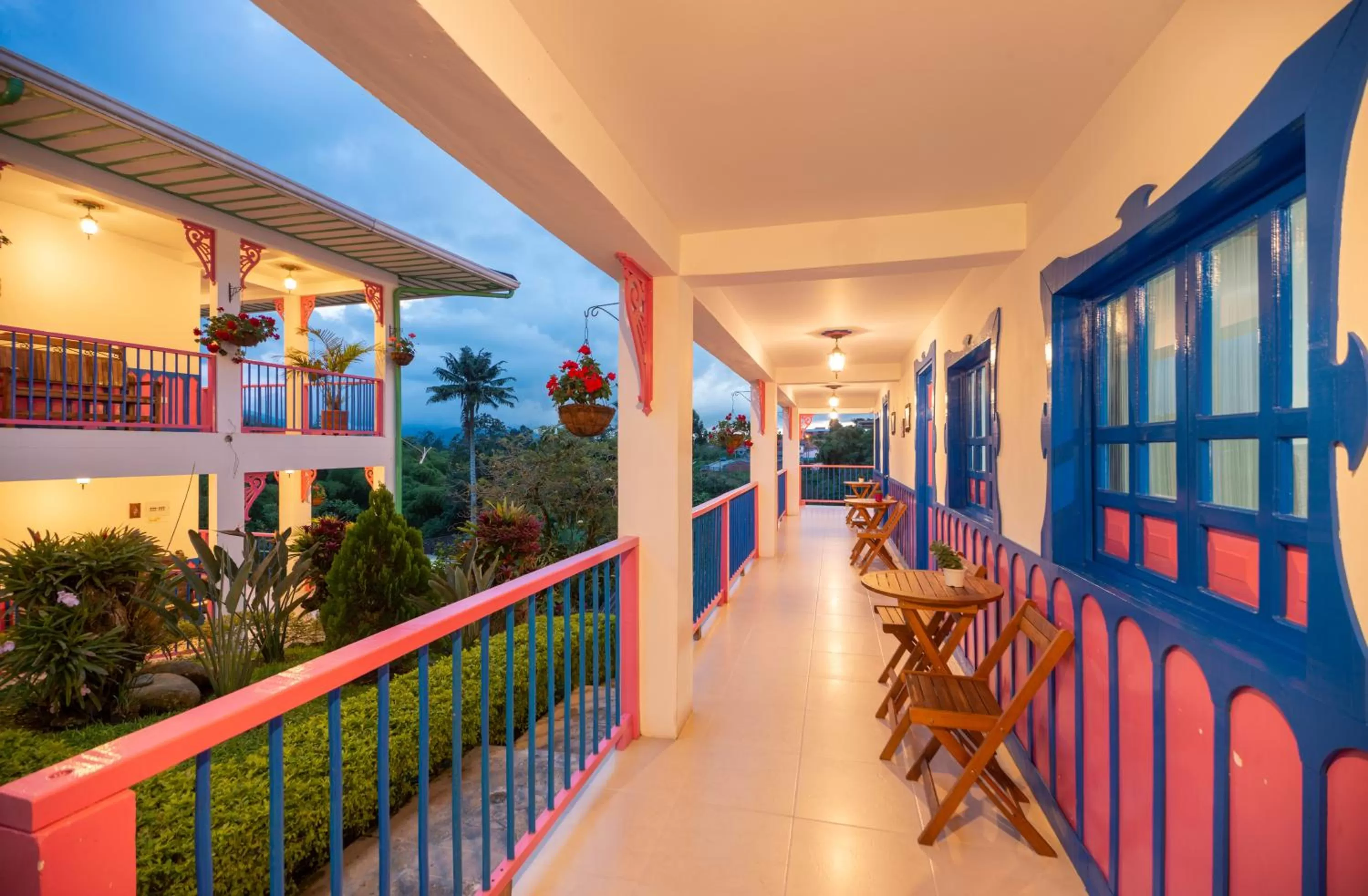 Bird's eye view, Balcony/Terrace in Hotel El Jardin