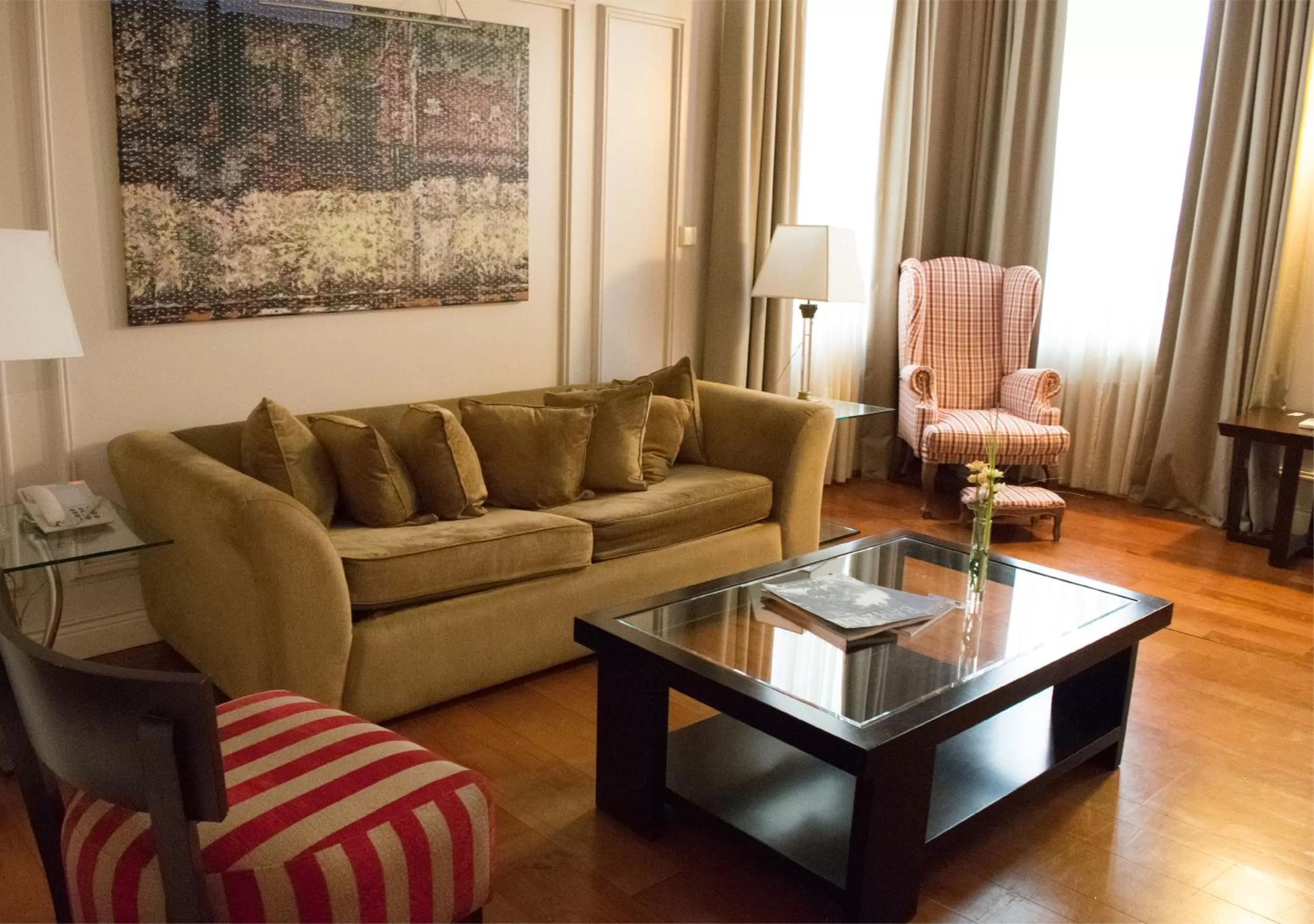 Living room in San Telmo Suites
